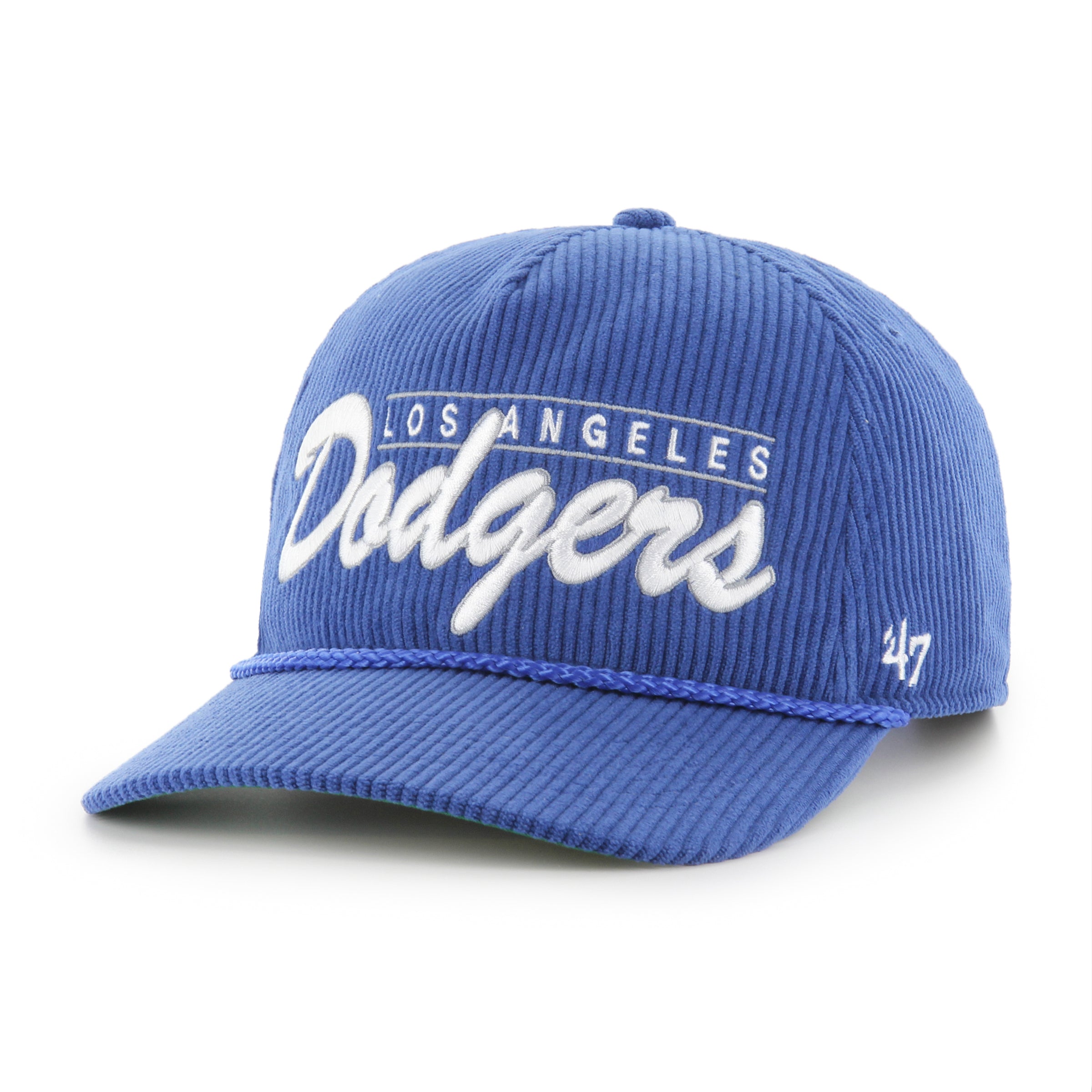 Los Angeles Dodgers MLB 47 Brand Men's Royal Double Header Cord Hitch Snapback