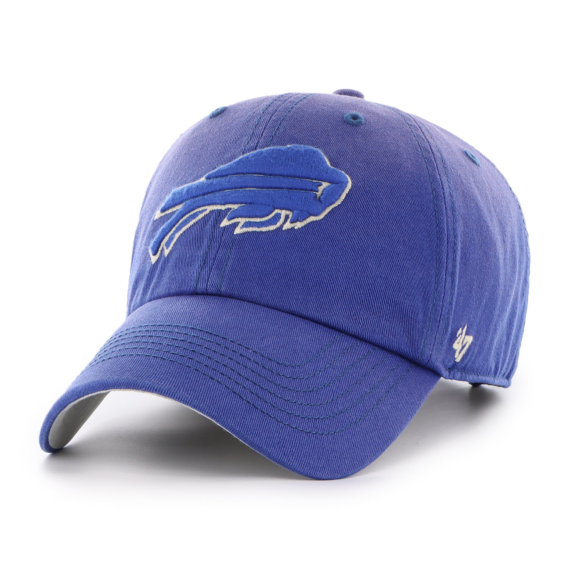 Buffalo Bills NFL 47 Brand Men's Royal Dusted Clean Up Adjustable Hat