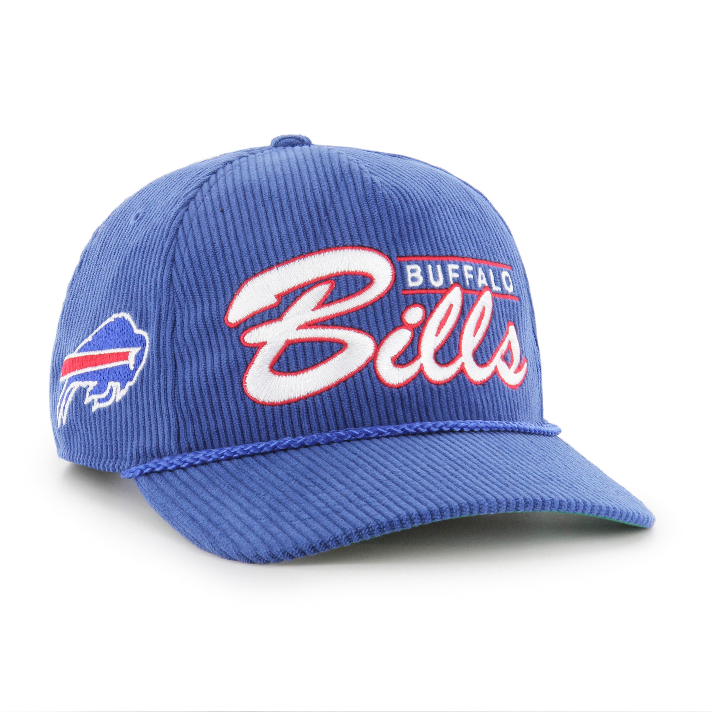 Buffalo Bills NFL 47 Brand Men's Royal Double Header Cord Hitch Snapback