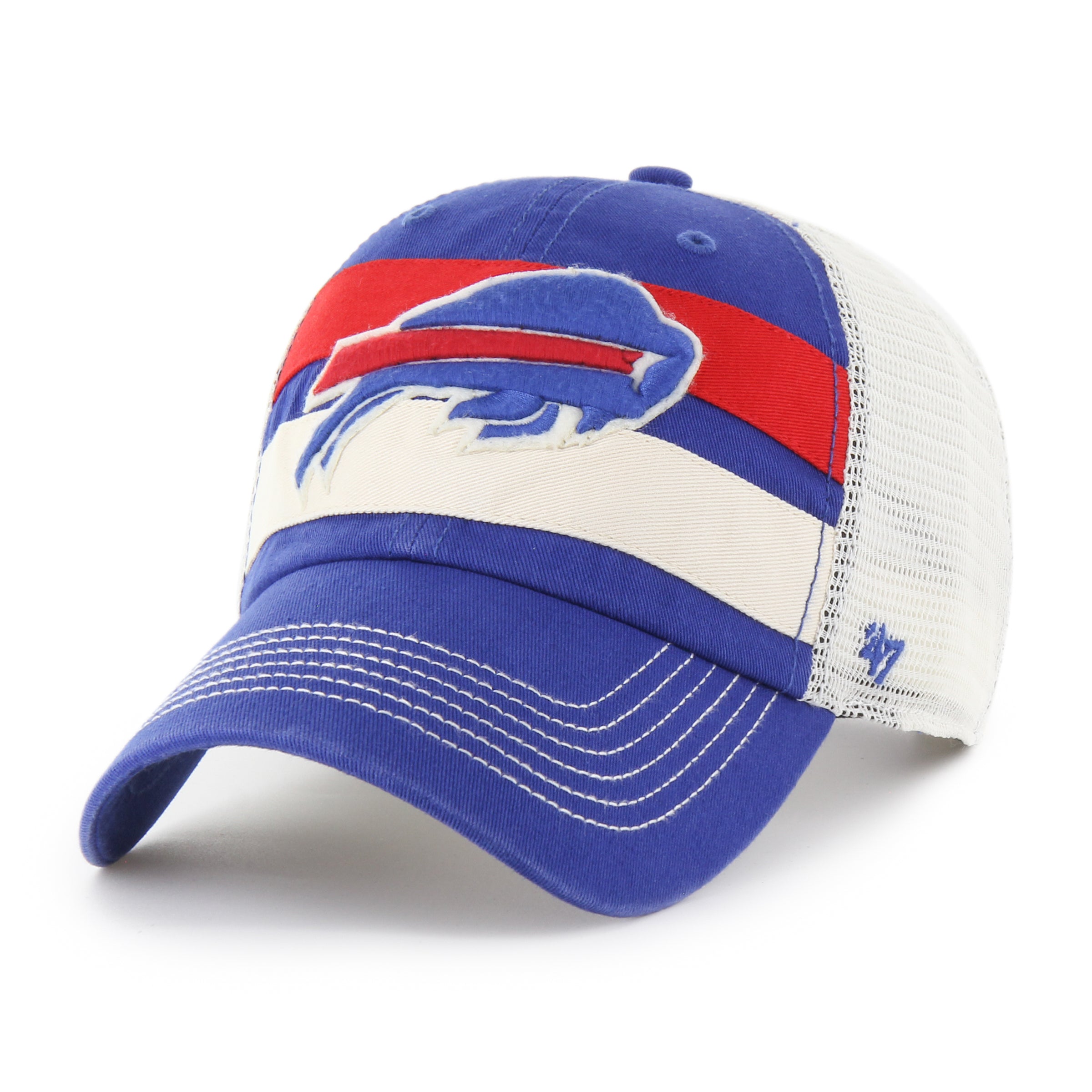 Buffalo Bills NFL 47 Brand Men's Royal ClubHouse Boon Trucker Clean up Hat