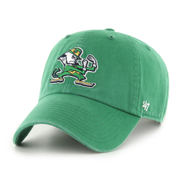 Notre Dame Fighting Irish NCAA 47 Brand Men's Green Clean Up Adjustable Hat