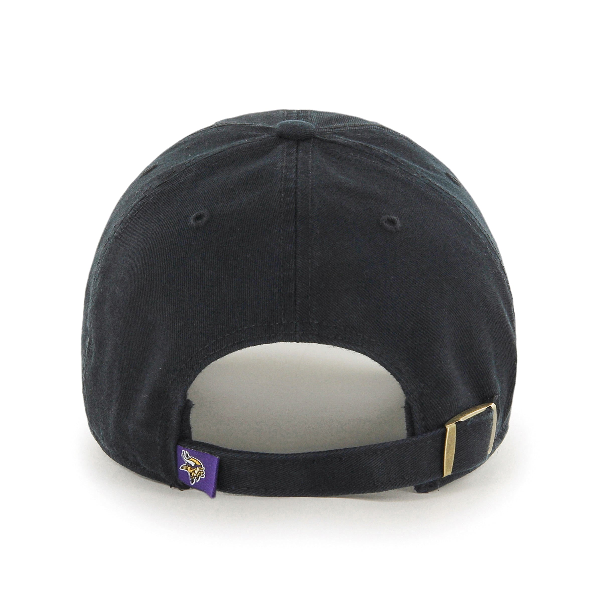 Casquette ajustable de nettoyage alternative noire pour homme de la marque NFL 47 des Vikings du Minnesota