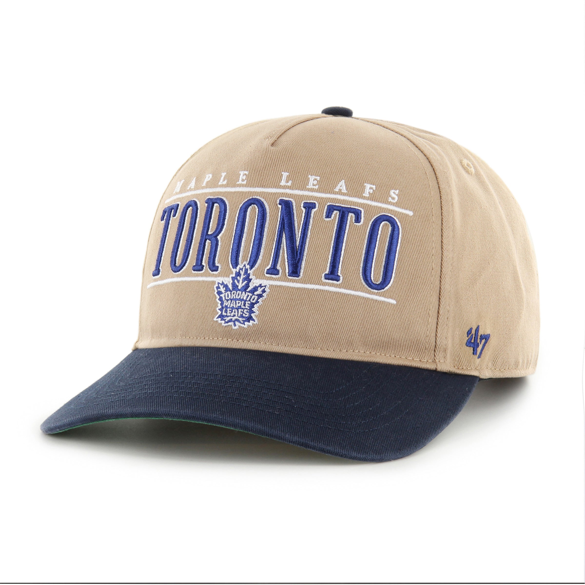 Toronto Maple Leafs NHL 47 Brand Men's Khaki Cityline Hitch Adjustable Hat