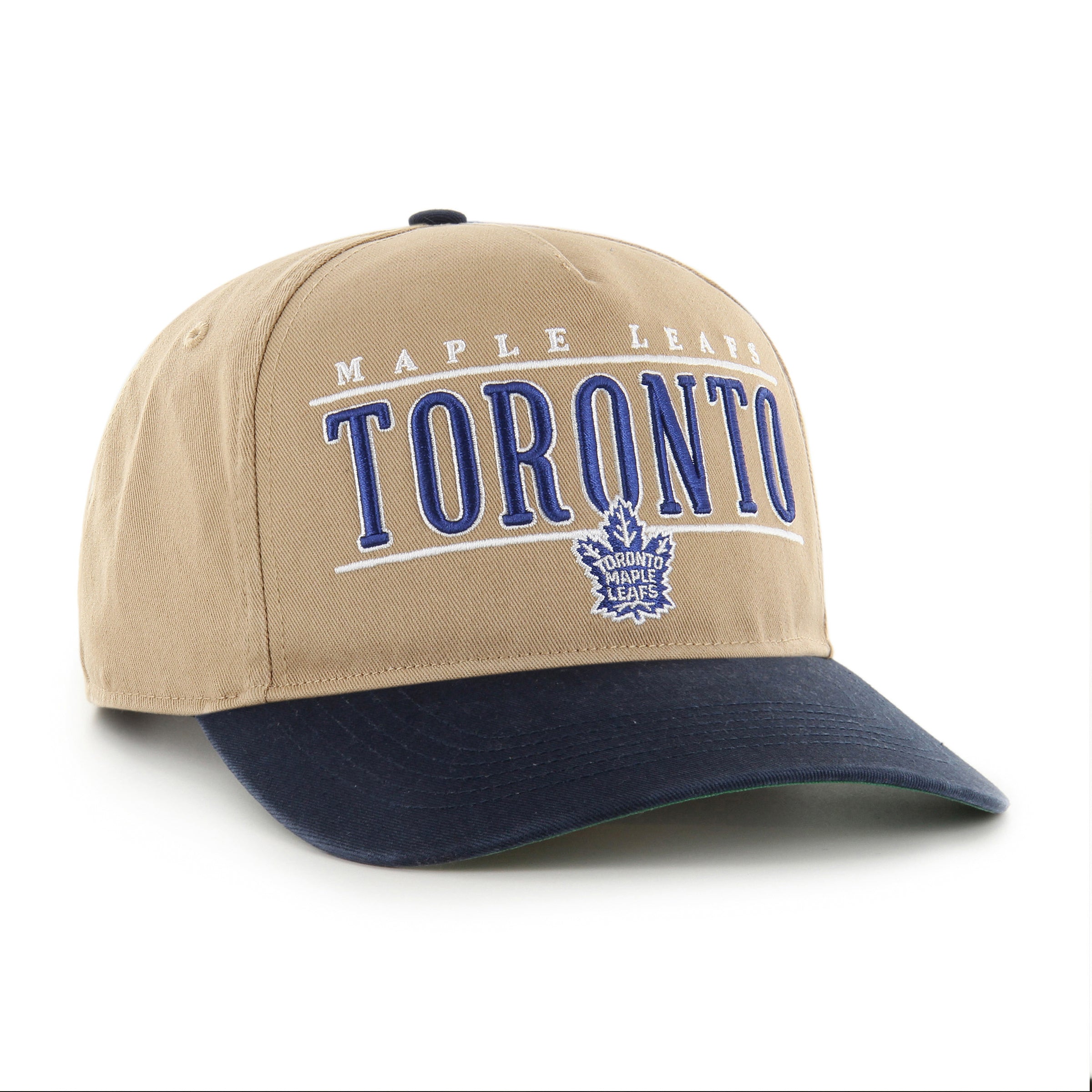 Toronto Maple Leafs NHL 47 Brand Men's Khaki Cityline Hitch Adjustable Hat