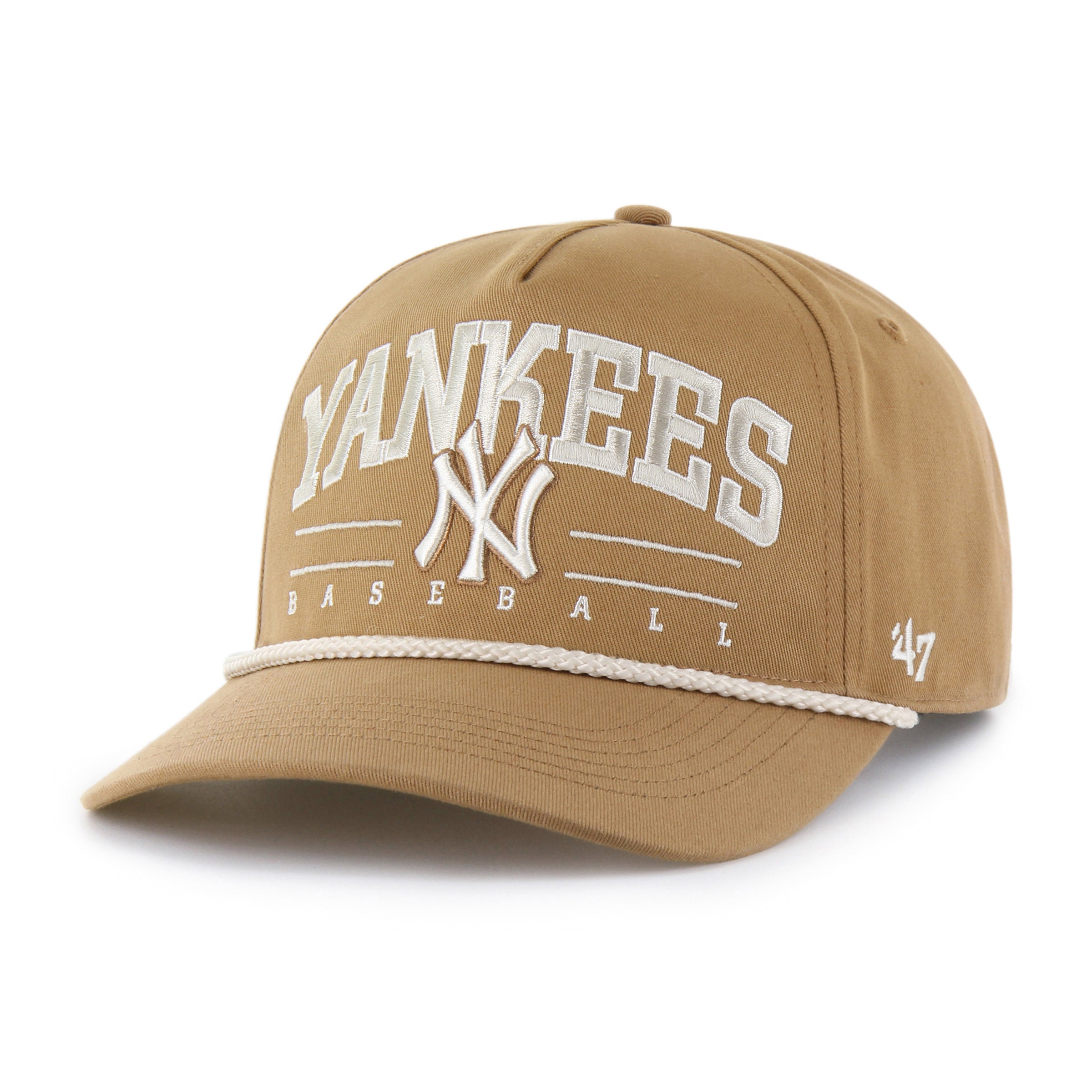 New York Yankees MLB 47 Brand Men's Dune Roscoe Rope Option Hitch Adjustable Hat