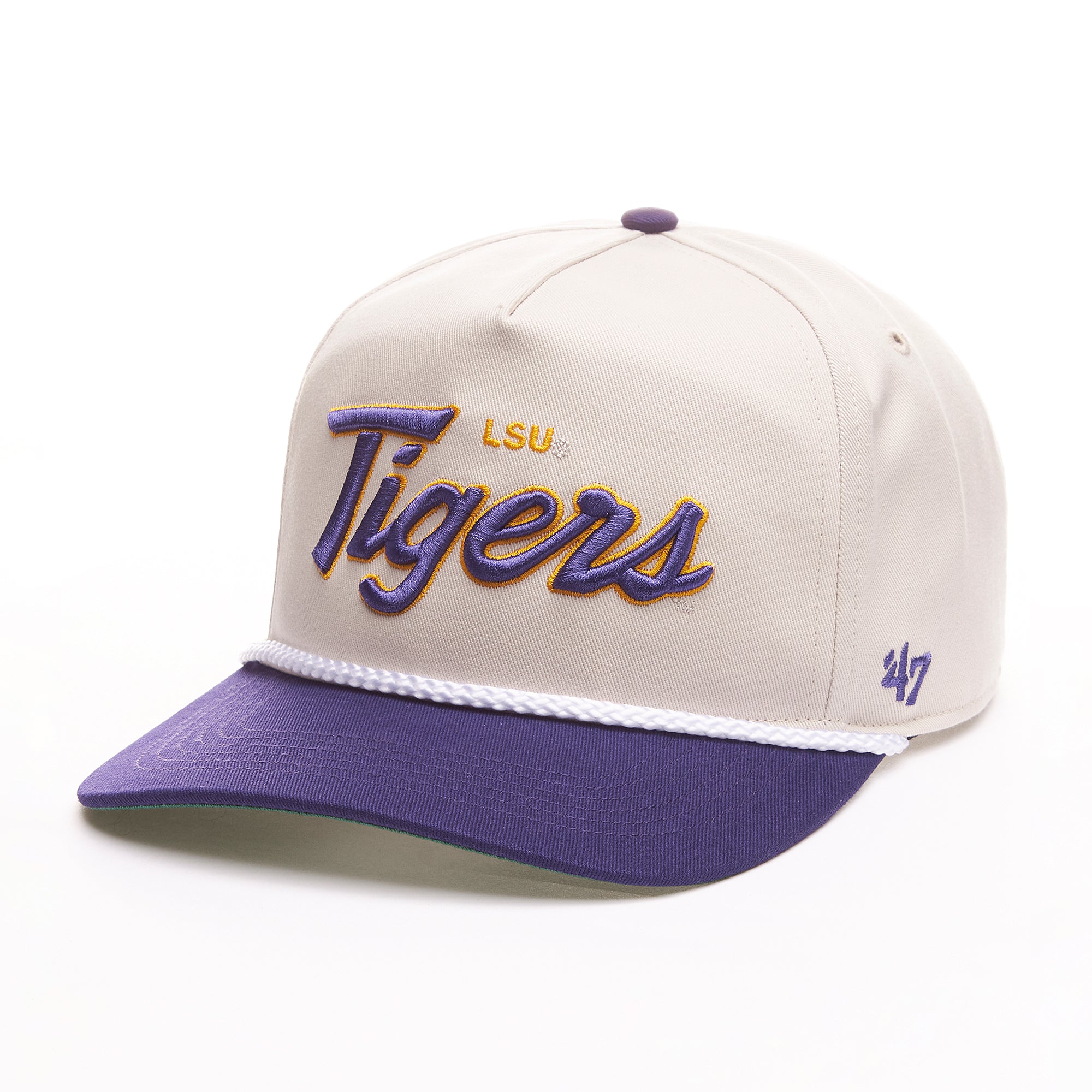 Louisiana State Tigers NCAA 47 Brand Men's Natural Crosstown Script Snapback Hat