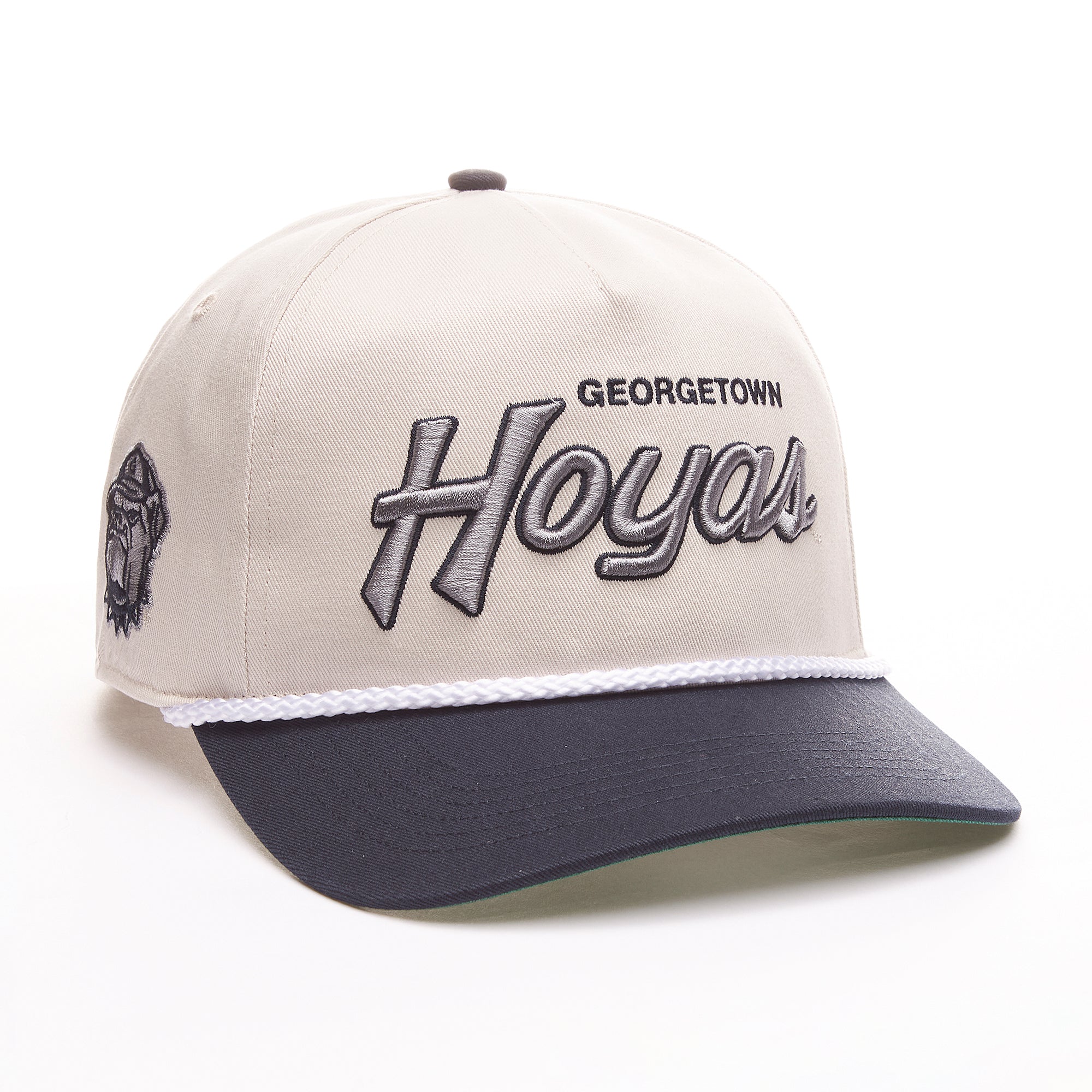 Casquette Snapback NCAA 47 Brand pour homme Georgetown Hoyas avec inscription Crosstown naturelle