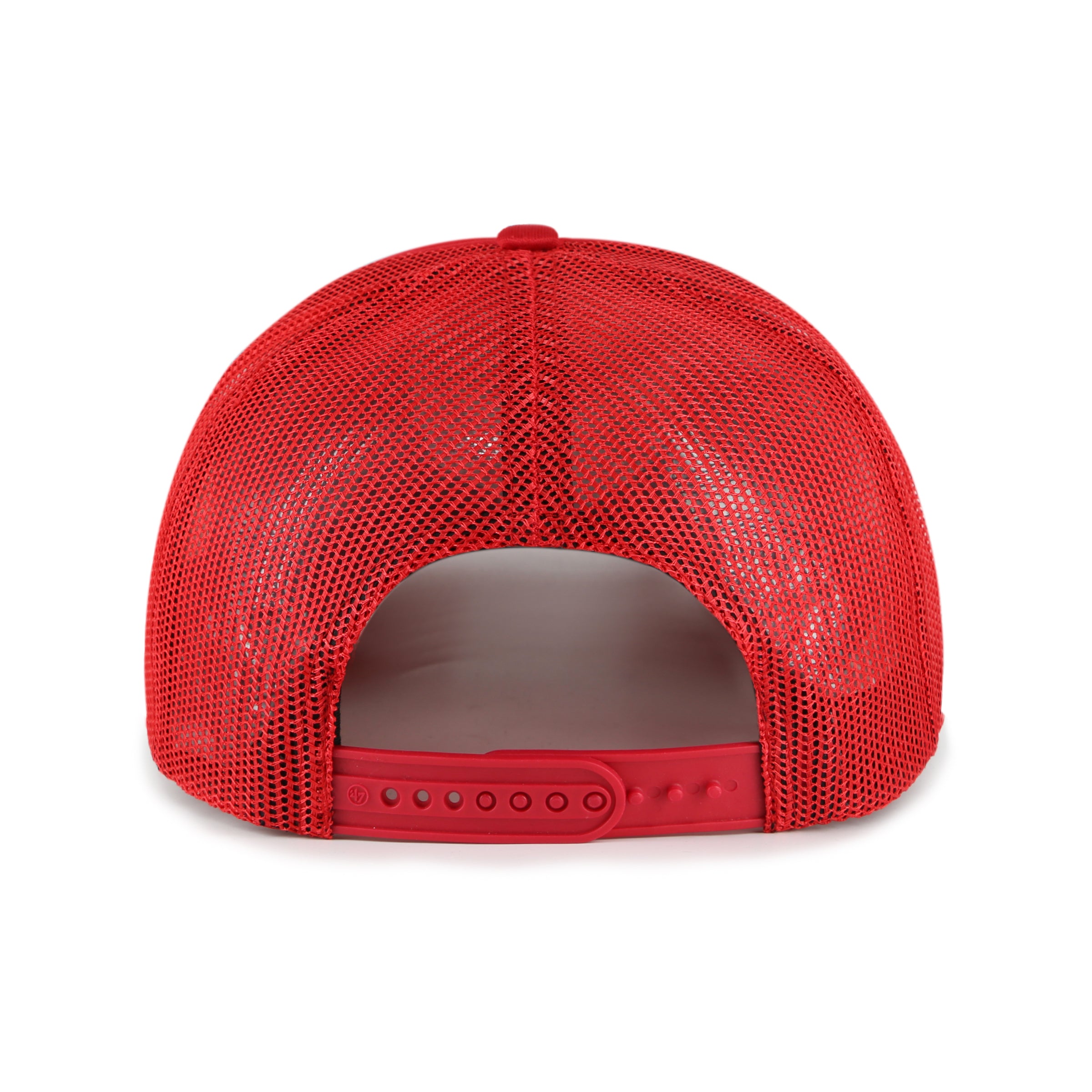 Casquette de camionneur à pression en mousse rouge 47 Brand des Canadiens de Montréal LNH pour hommes