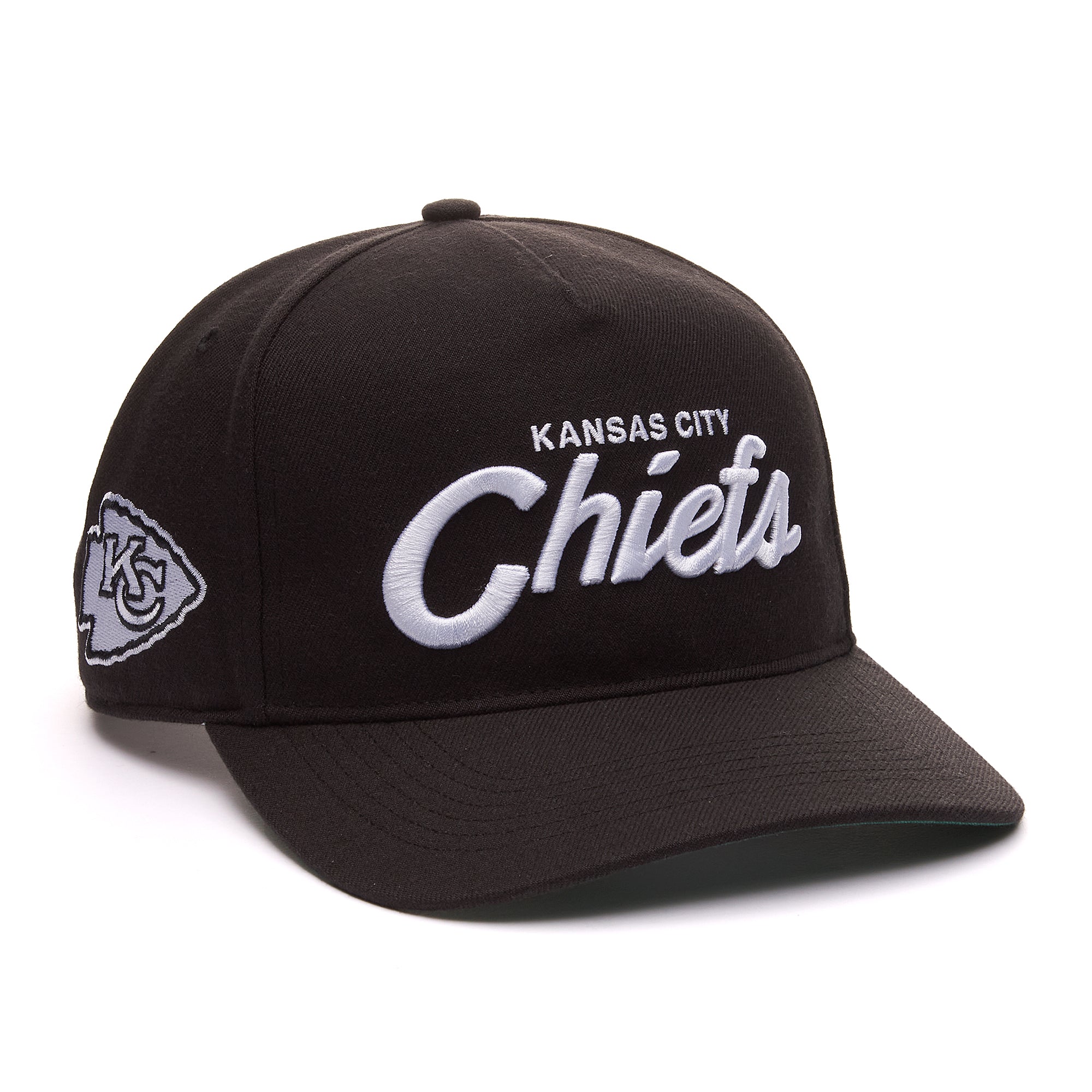 Casquette snapback noire Attitude Hitch pour homme des Kansas City Chiefs NFL 47 Brand