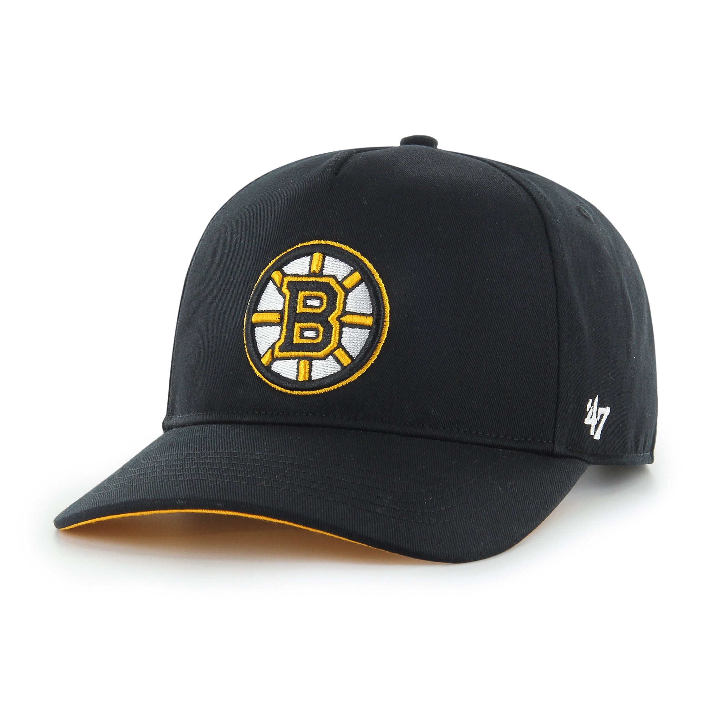 Casquette ajustable noire Hitch pour homme de la marque NHL 47 des Bruins de Boston