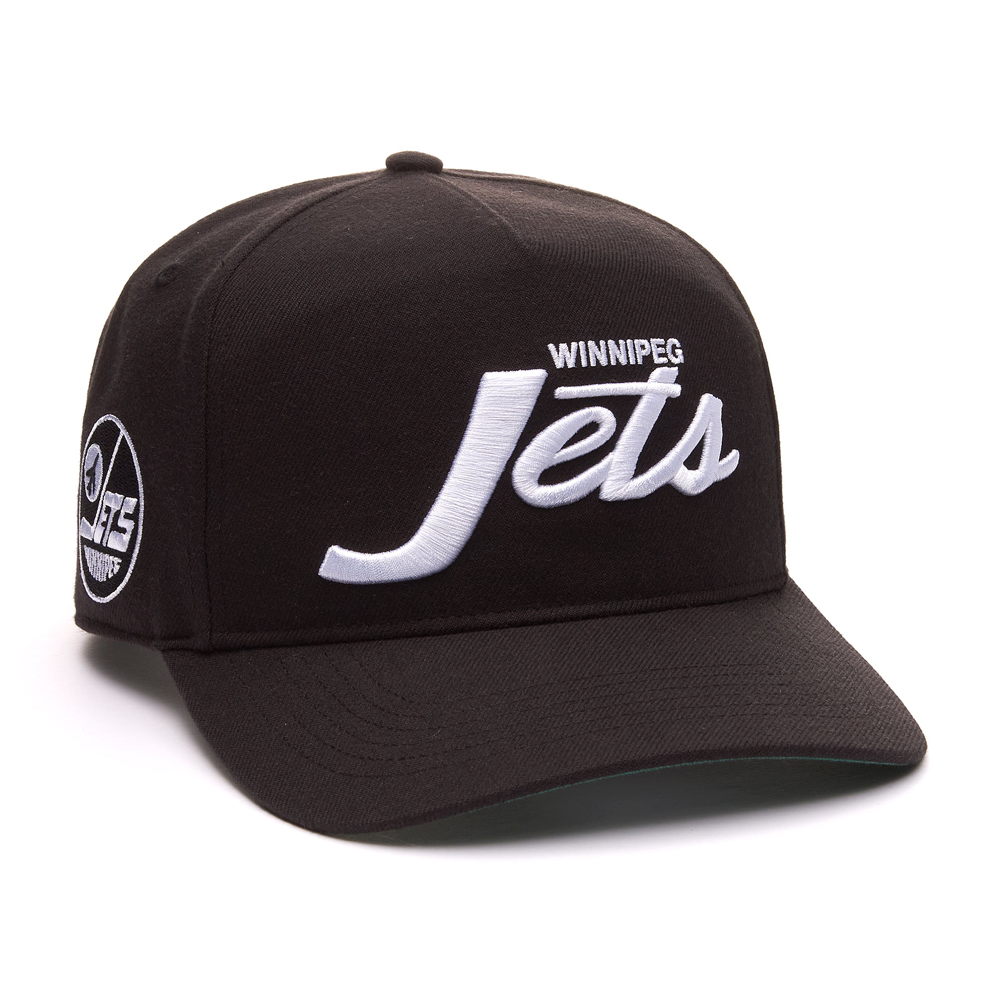 Winnipeg Jets NHL 47 Brand Men's Black Attitude Hitch Snapback Hat