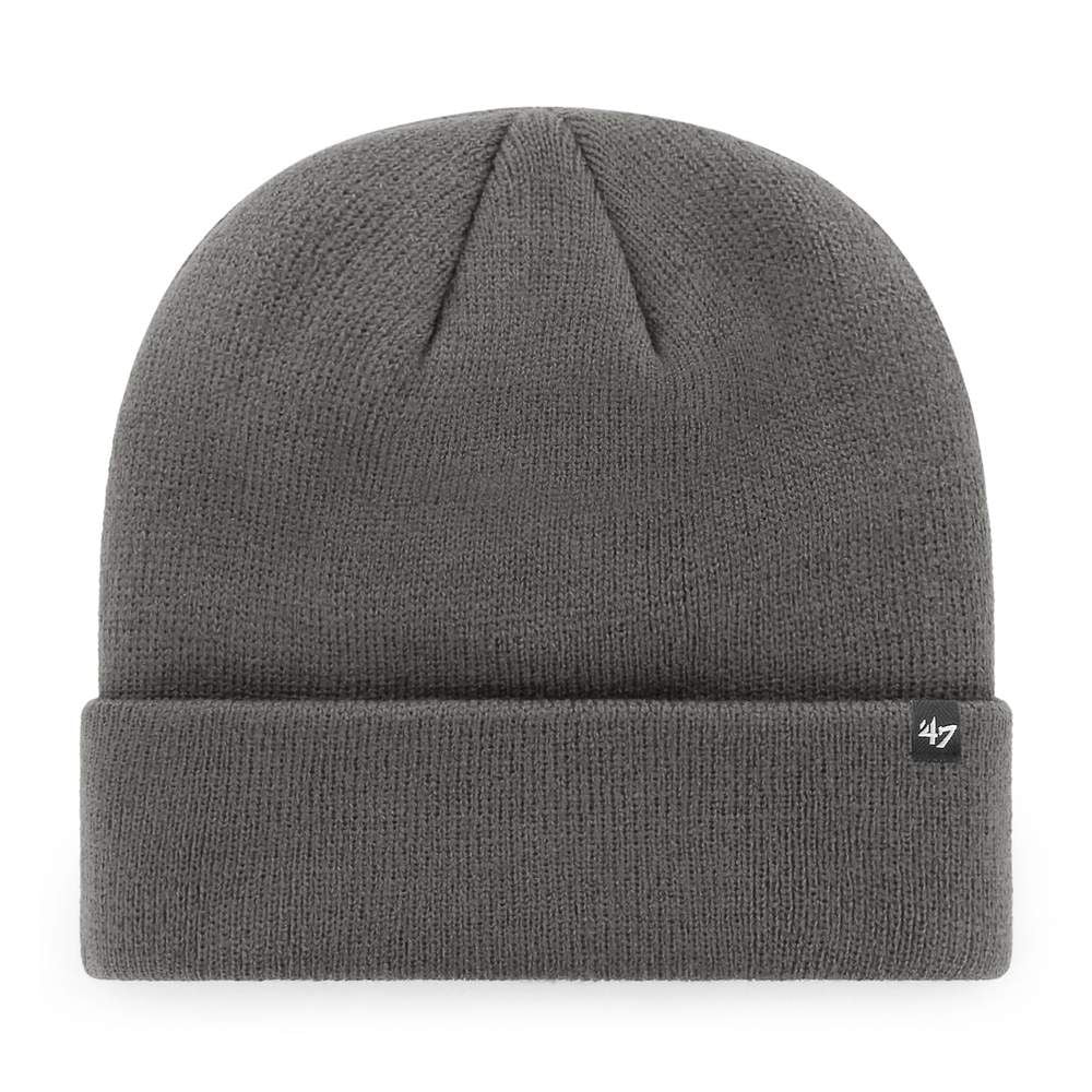 Bonnet tricoté à revers en charbon de bois pour homme de la marque Blank 47