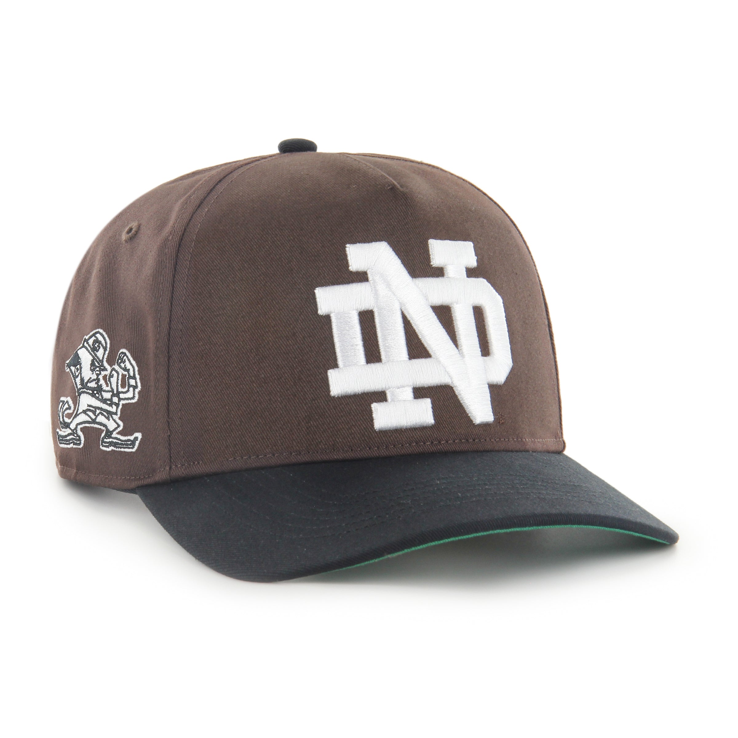 Notre Dame Fighting Irish NCAA 47 Brand Men's Dark Chocolate Sure Shot Hitch Snapback