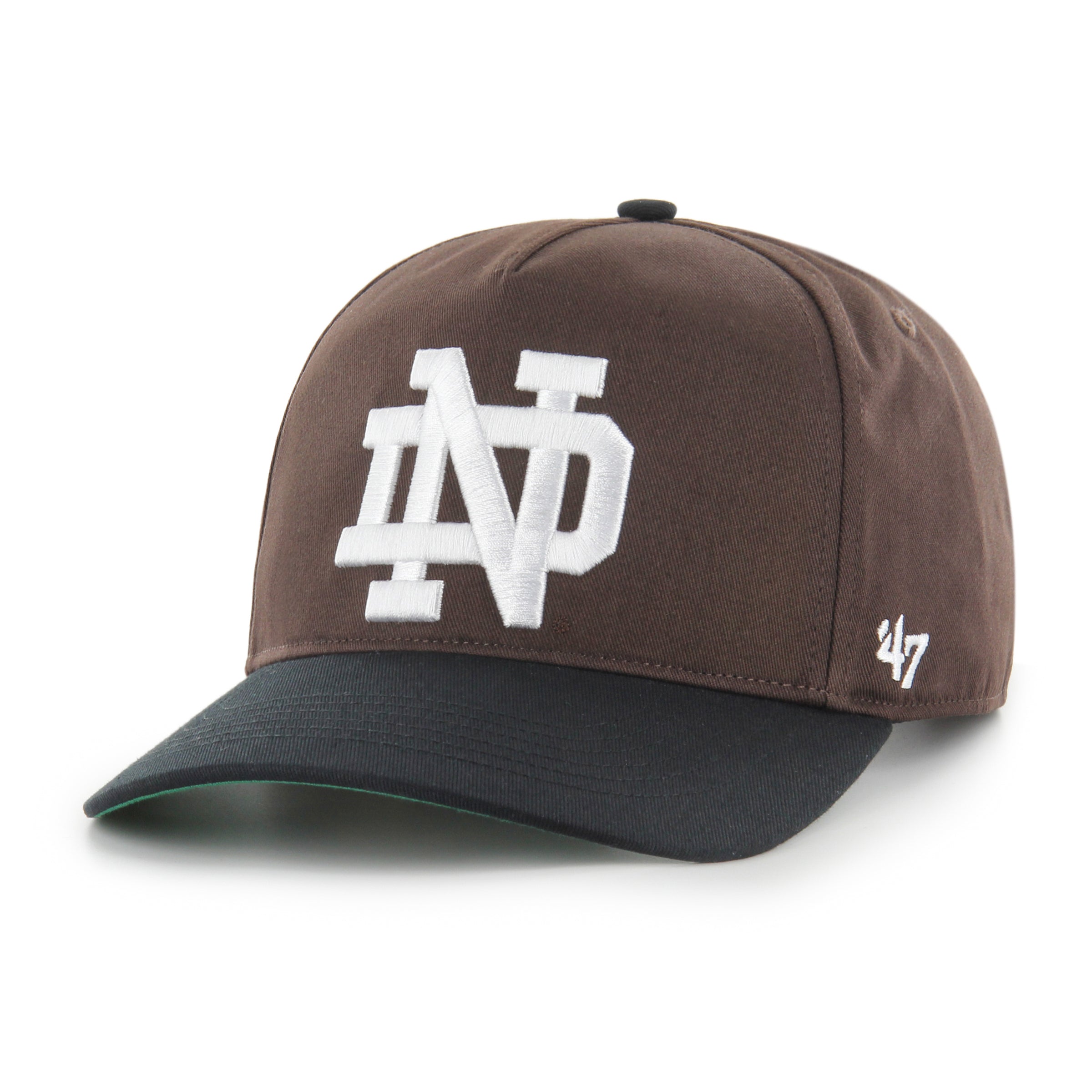 Casquette snapback Sure Shot Hitch en chocolat noir pour homme de la marque NCAA 47 Fighting Irish de Notre Dame