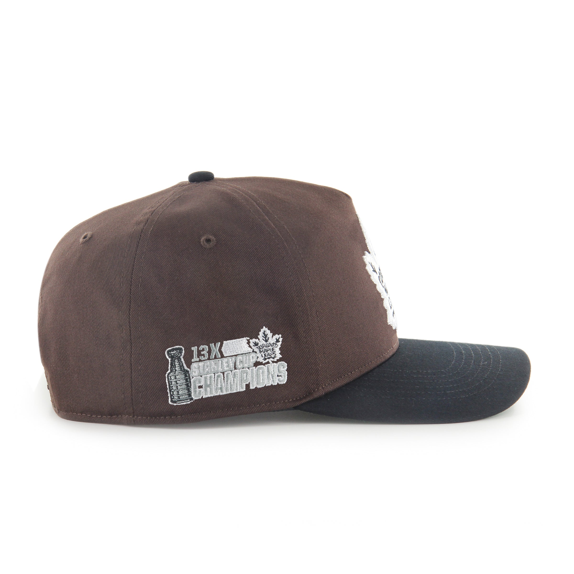 Casquette snapback Sure Shot Hitch en chocolat noir pour homme LNH 47 des Maple Leafs de Toronto