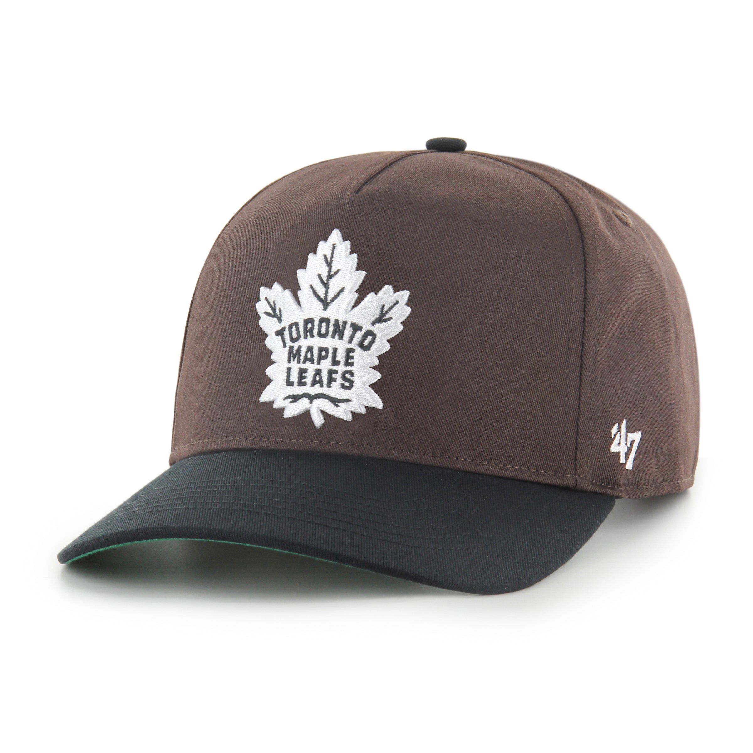 Casquette snapback Sure Shot Hitch en chocolat noir pour homme LNH 47 des Maple Leafs de Toronto