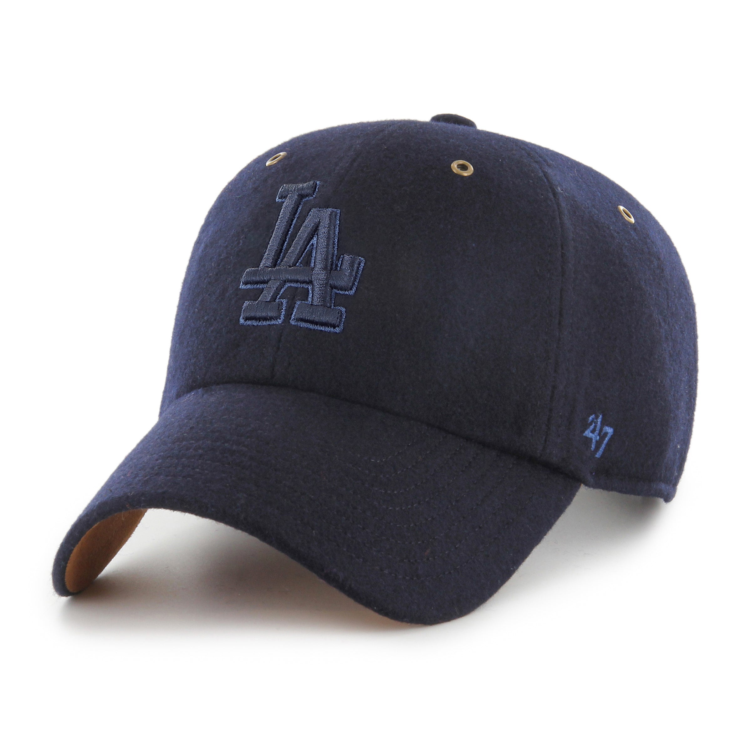 Casquette ajustable pour homme Los Angeles Dodgers MLB 47 Brand Peacoat Clean Up bleu ton sur ton