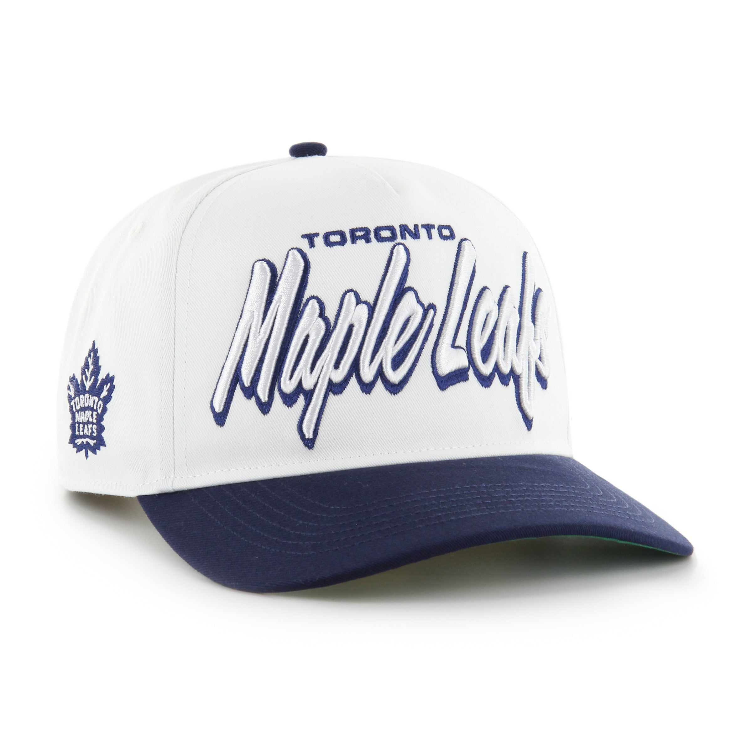 Toronto Maple Leafs NHL 47 Brand White Men's Drop Shadow Hitch Snapback Hat