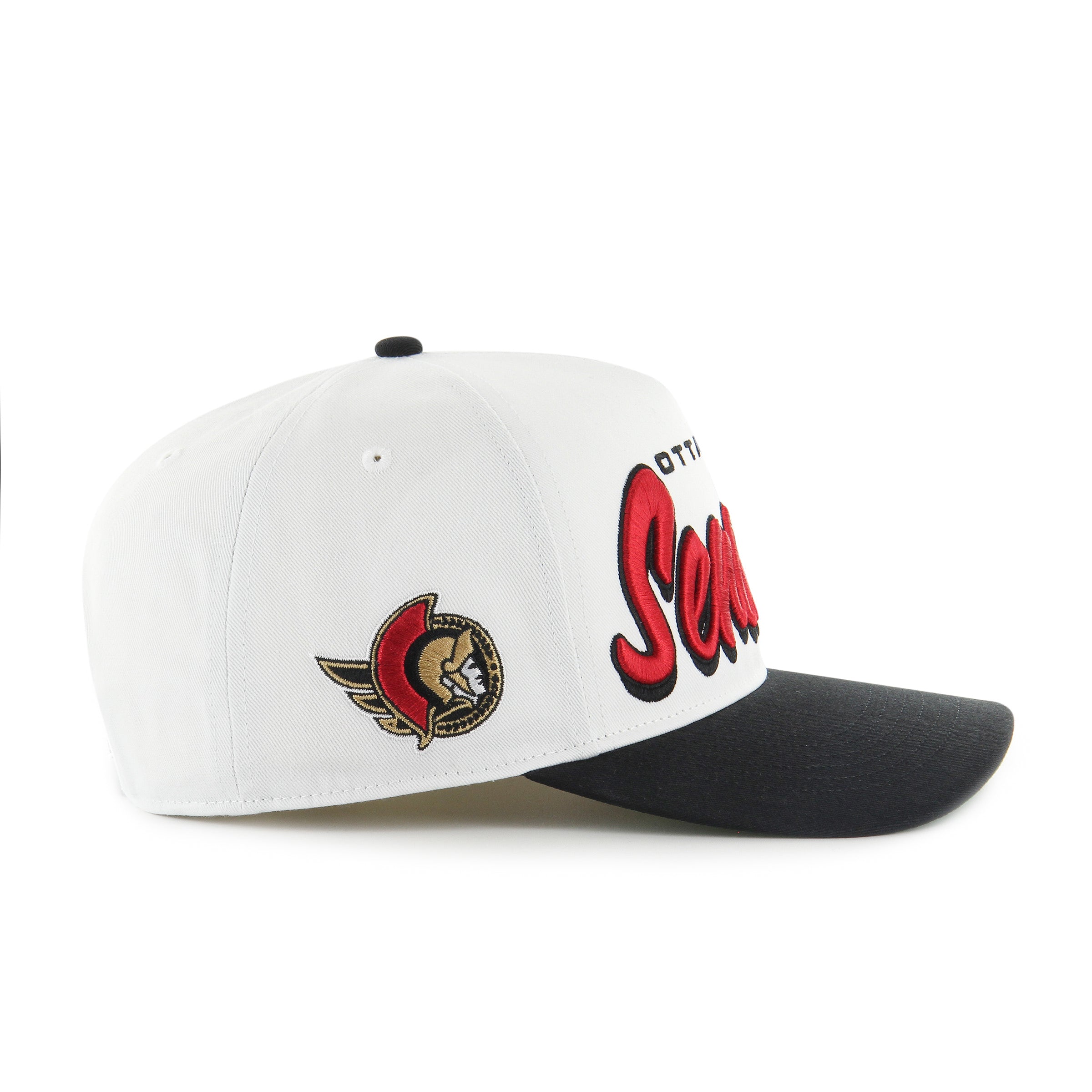 Ottawa Senators NHL 47 Brand White Men's Drop Shadow Hitch Snapback Hat