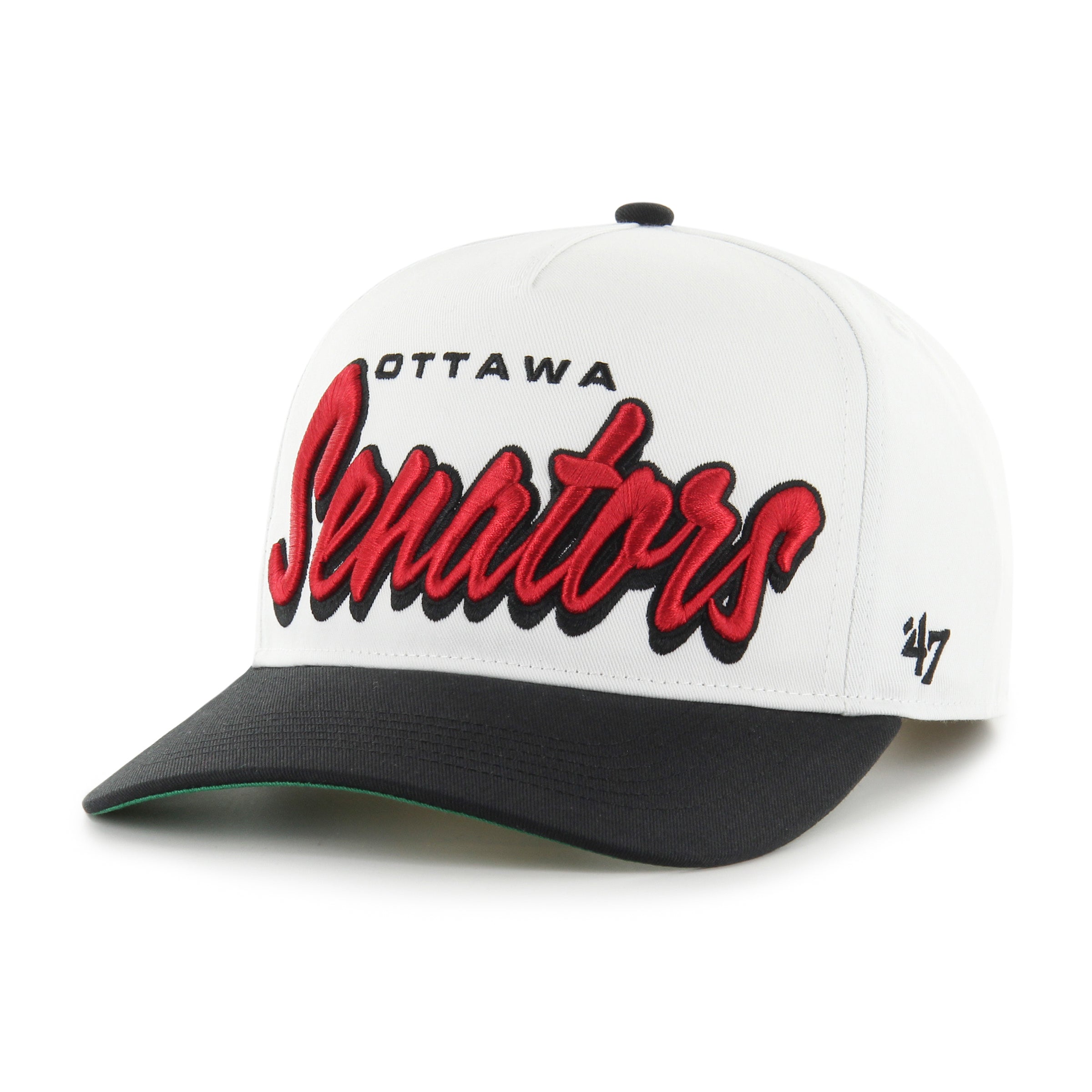 Ottawa Senators NHL 47 Brand White Men's Drop Shadow Hitch Snapback Hat