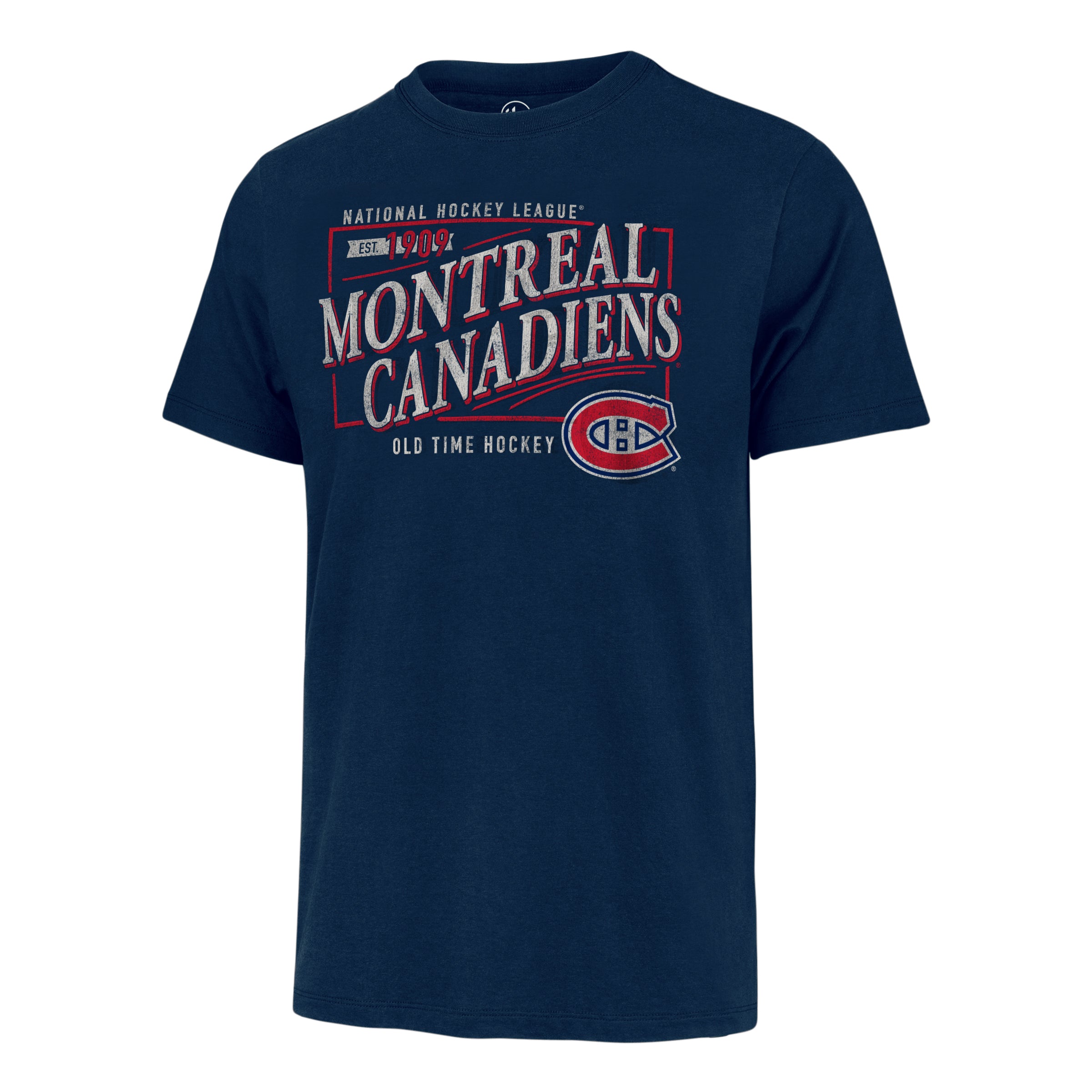 Montreal Canadiens NHL 47 Brand Men's Navy Barn Burner T-Shirt