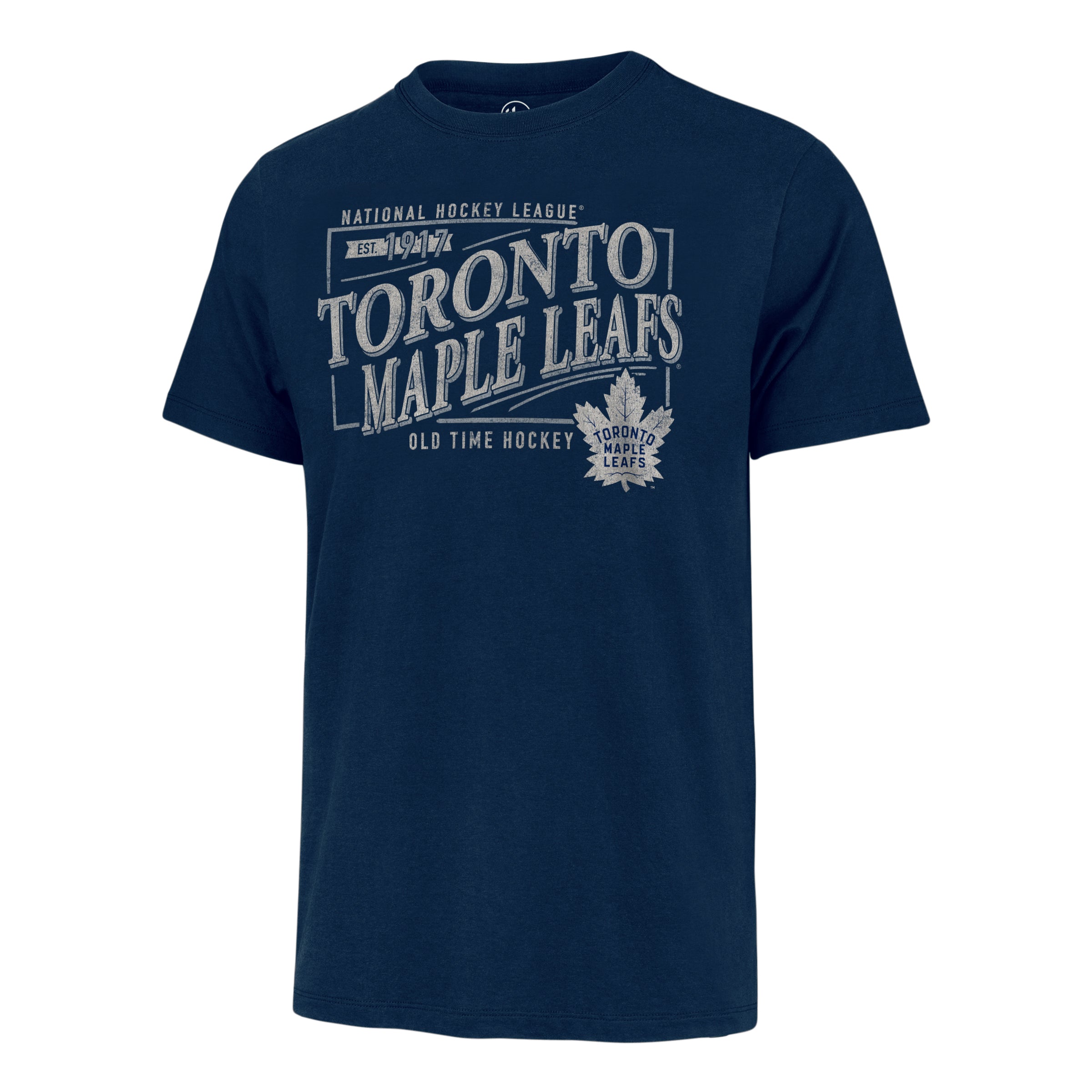 Toronto Maple Leafs NHL 47 Brand Men's Navy Barn Burner T-Shirt