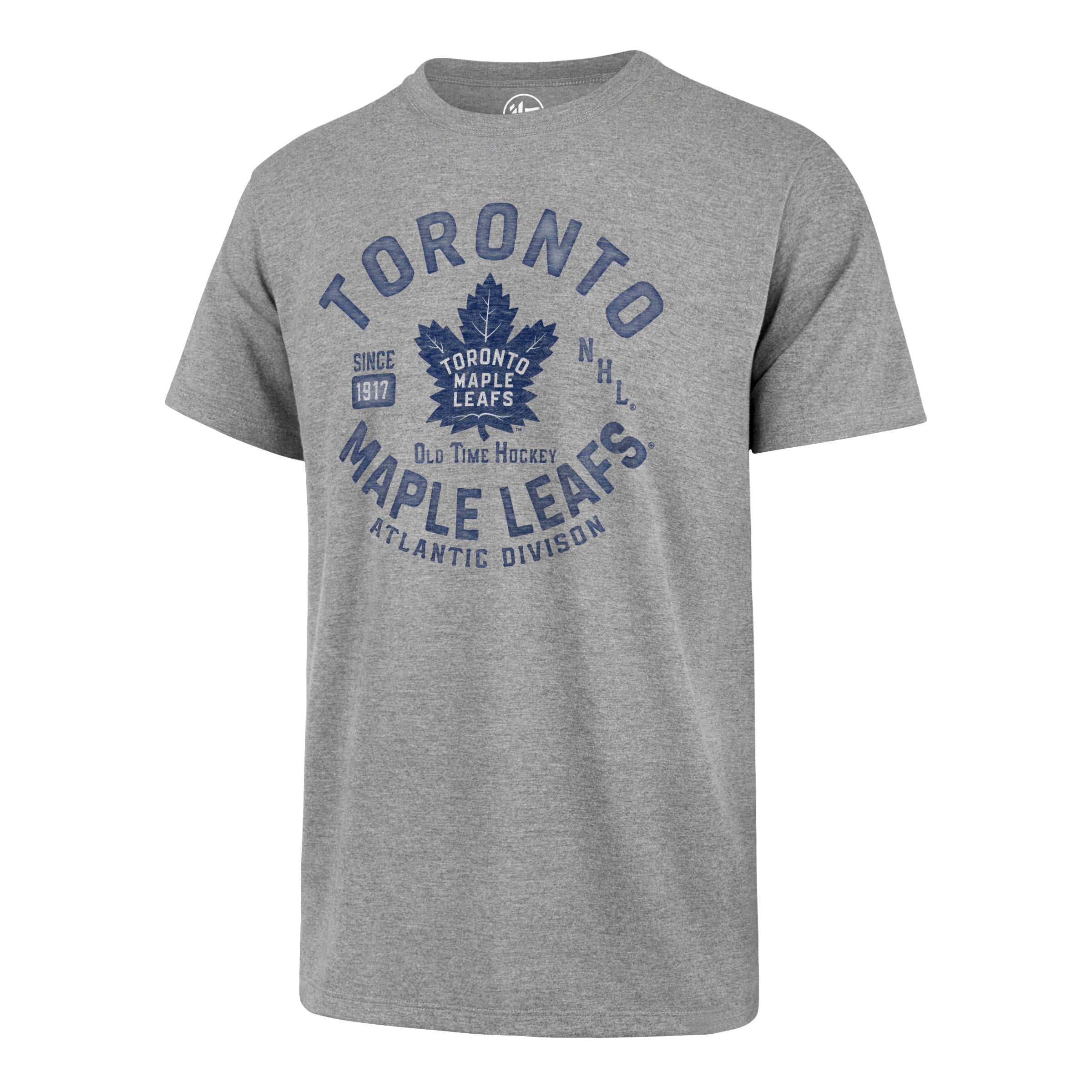 Toronto Maple Leafs NHL 47 Brand Men's Athletic Grey Dangle T-Shirt