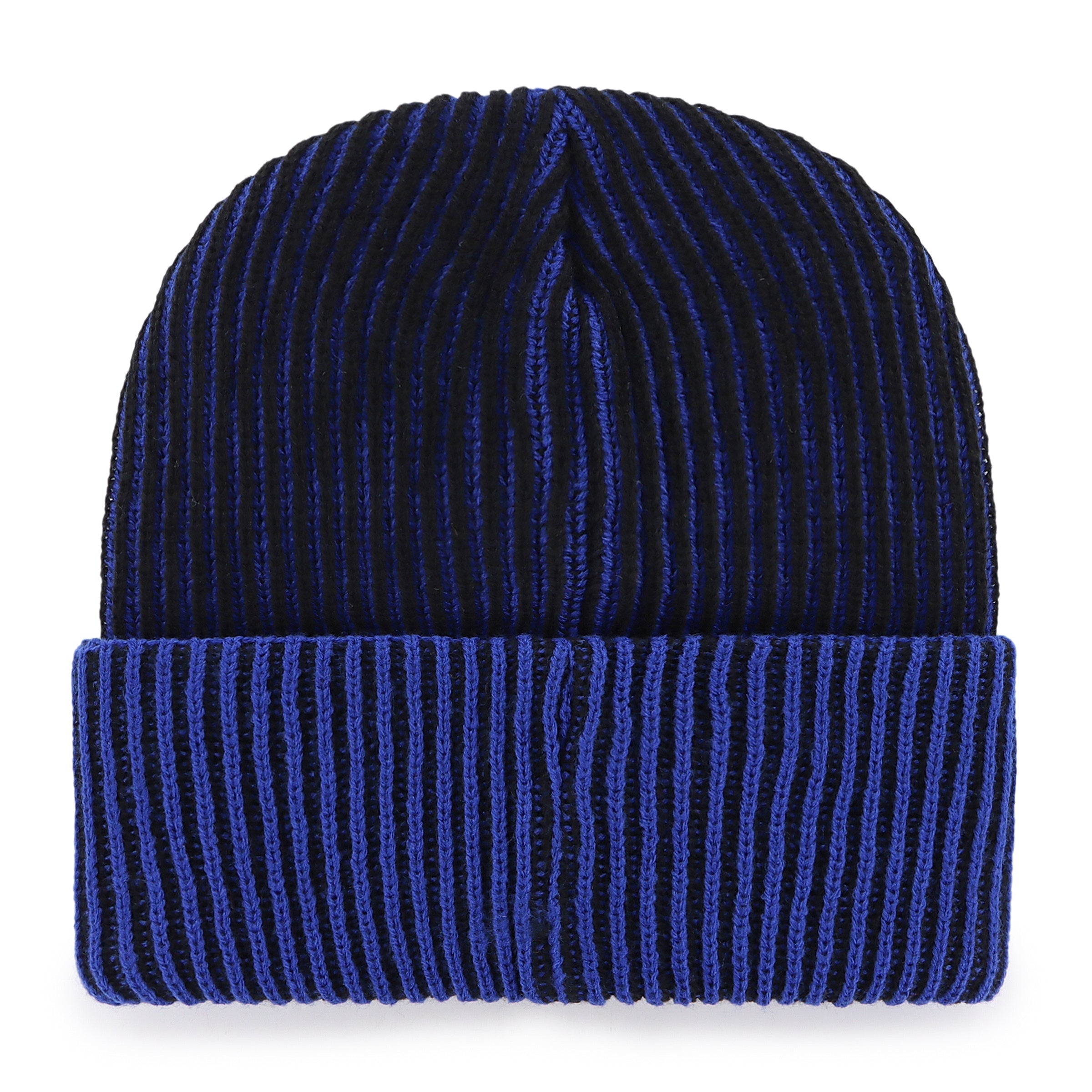 Bonnet en tricot à revers Cold Snap bleu marine/rouge 47 Brand des Maple Leafs de Toronto LNH pour hommes