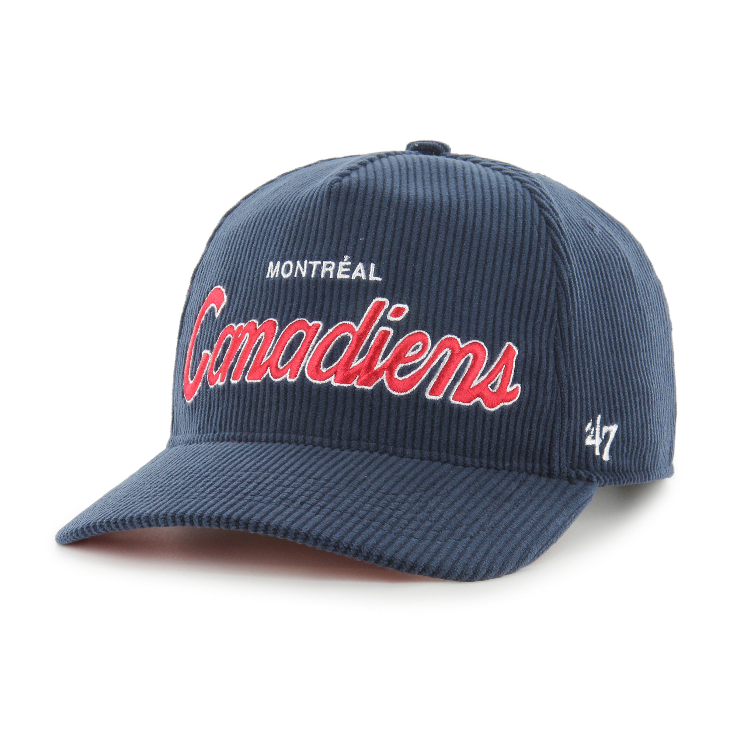 Casquette ajustable en corde Crosstown 1945 bleu marine pour homme des Canadiens de Montréal LNH 47 Brand