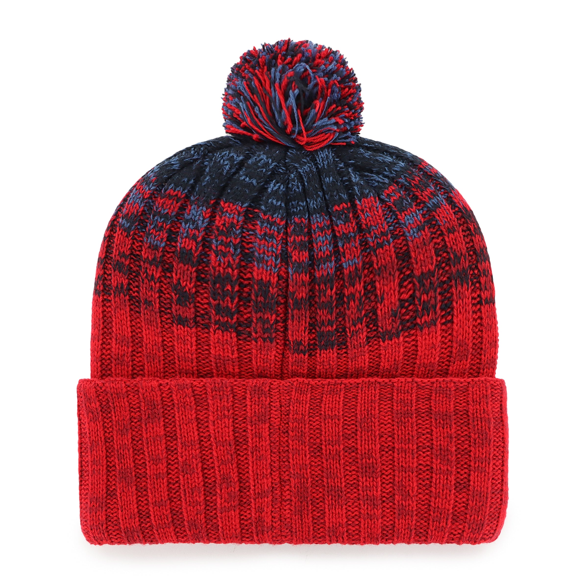 Tricot à pompons Cascade Cuff des Canadiens de Montréal NHL 47 Brand pour hommes, rouge/bleu marine