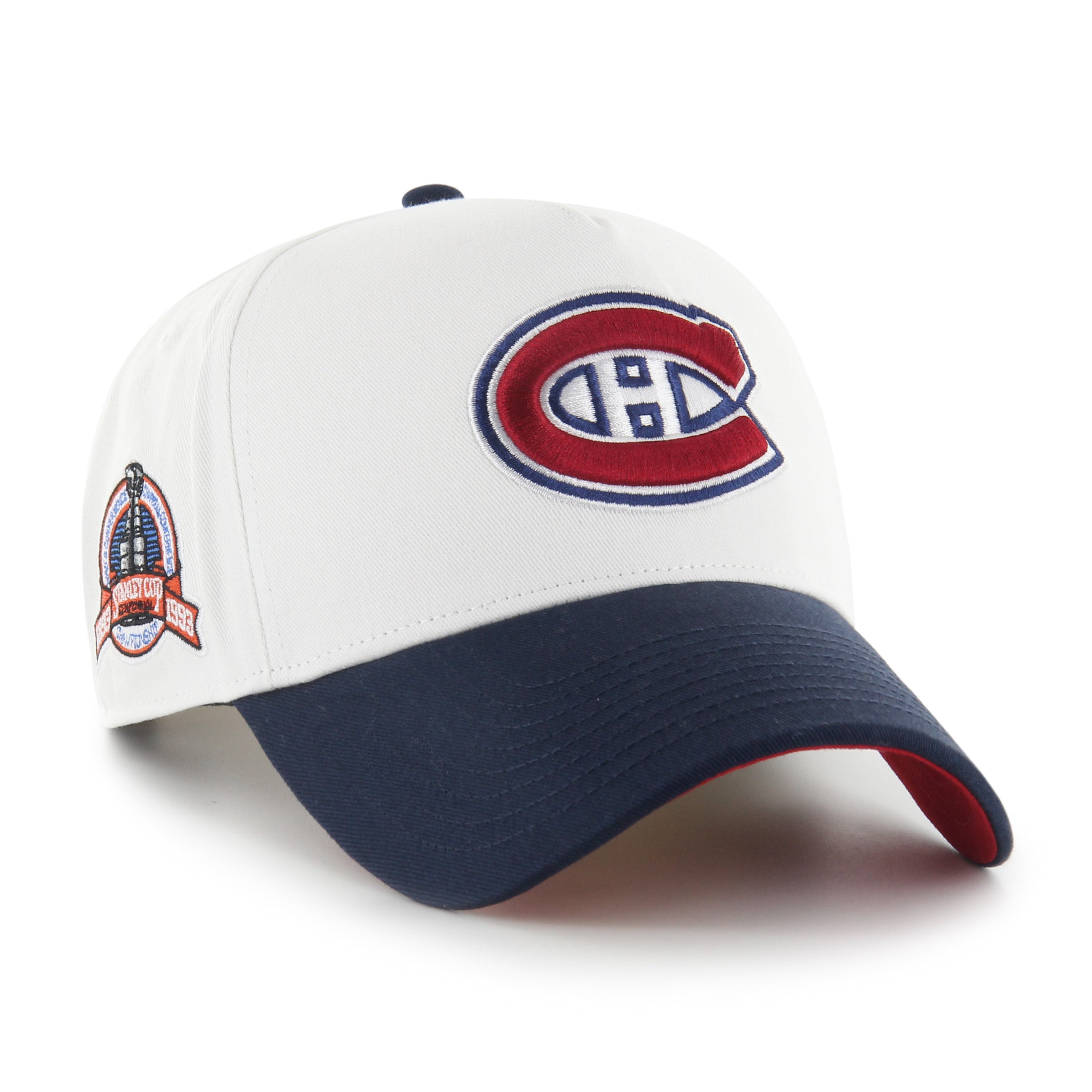 Montreal Canadiens NHL 47 Brand Men's Whiteout MVP Sure Shot Snapback