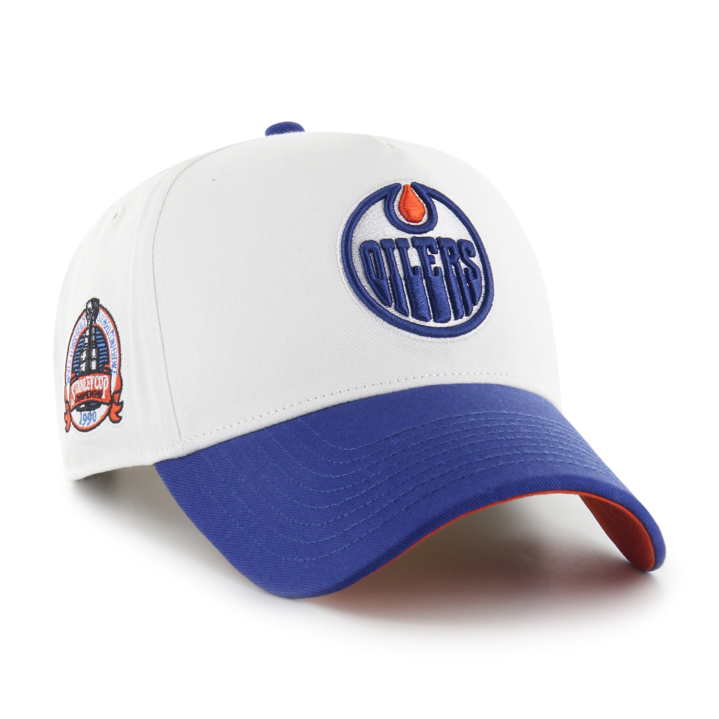 Casquette à visière snapback MVP Sure Shot des Oilers d'Edmonton de la LNH 47 pour homme