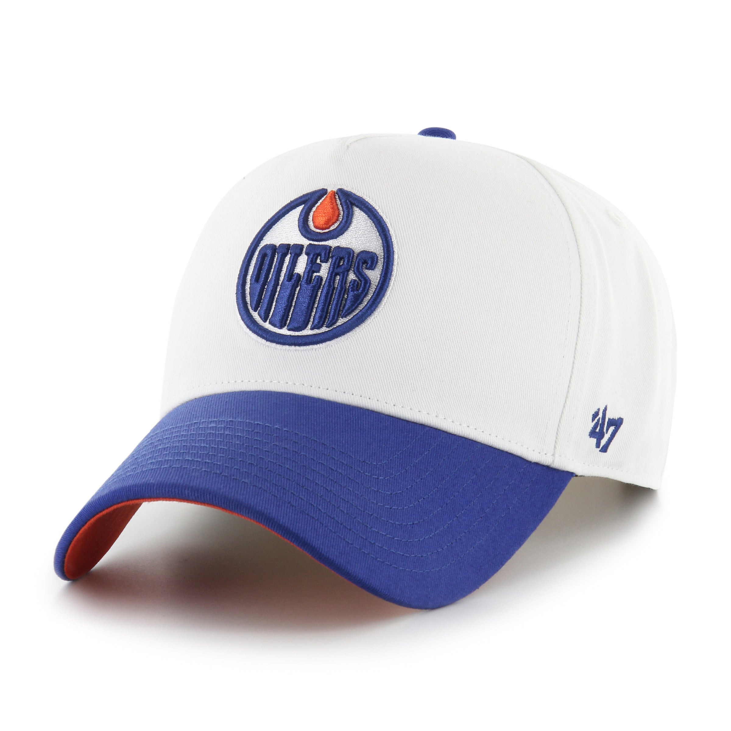 Edmonton Oilers NHL 47 Brand Men's Whiteout MVP Sure Shot Snapback