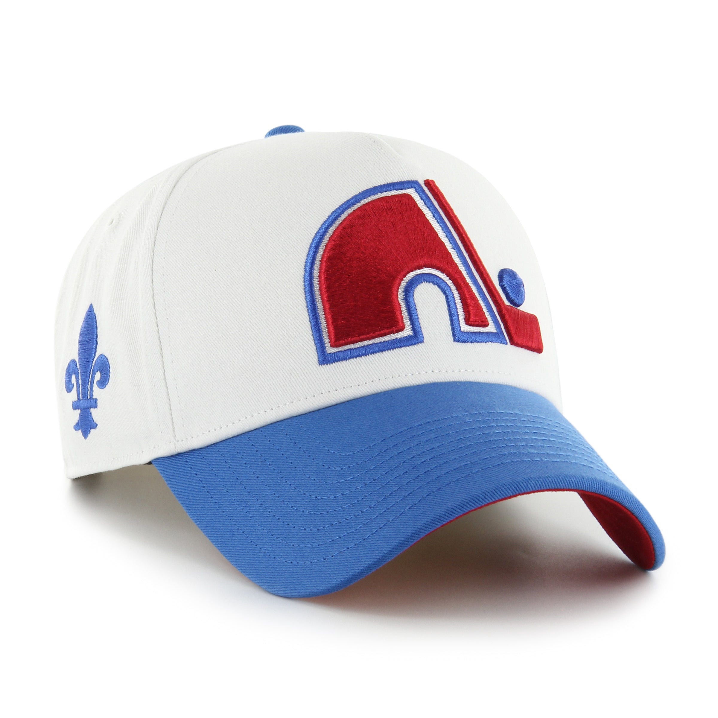 Quebec Nordiques NHL 47 Brand Men's Whiteout Vintage MVP Sure Shot Snapback