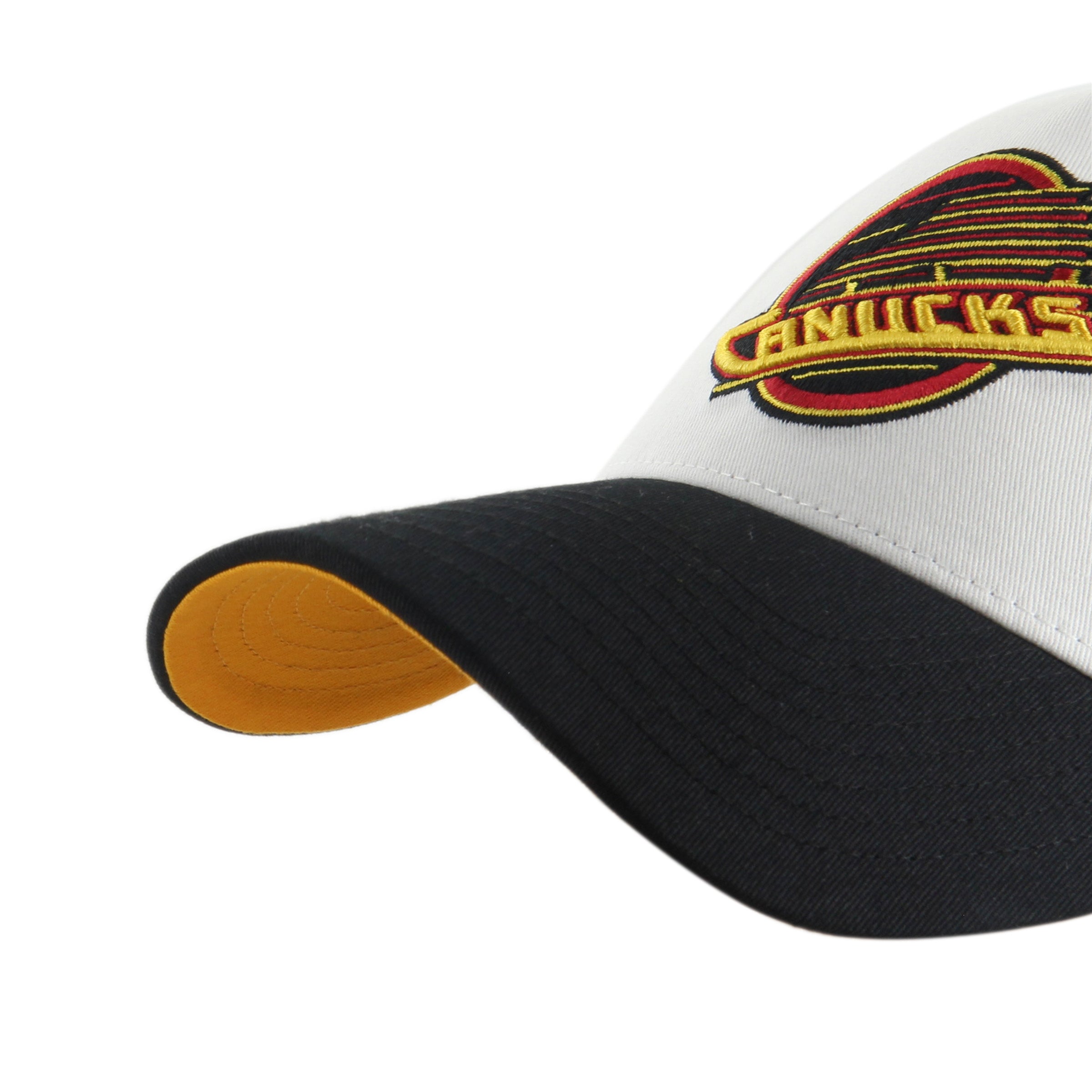 Casquette à visière snapback MVP Sure Shot vintage des Canucks de Vancouver LNH 47 pour homme