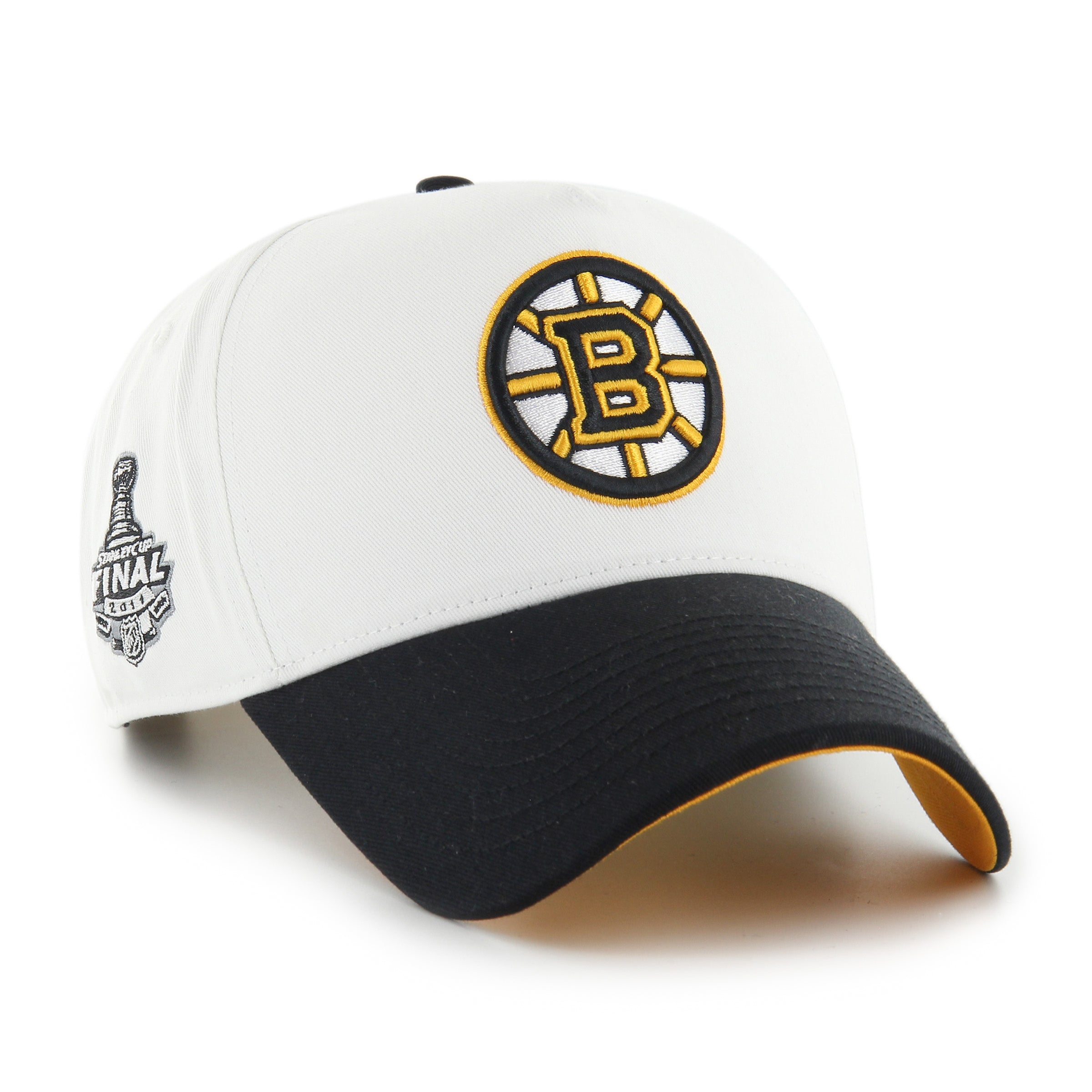 Boston Bruins NHL 47 Brand Men's Whiteout MVP Sure Shot Snapback