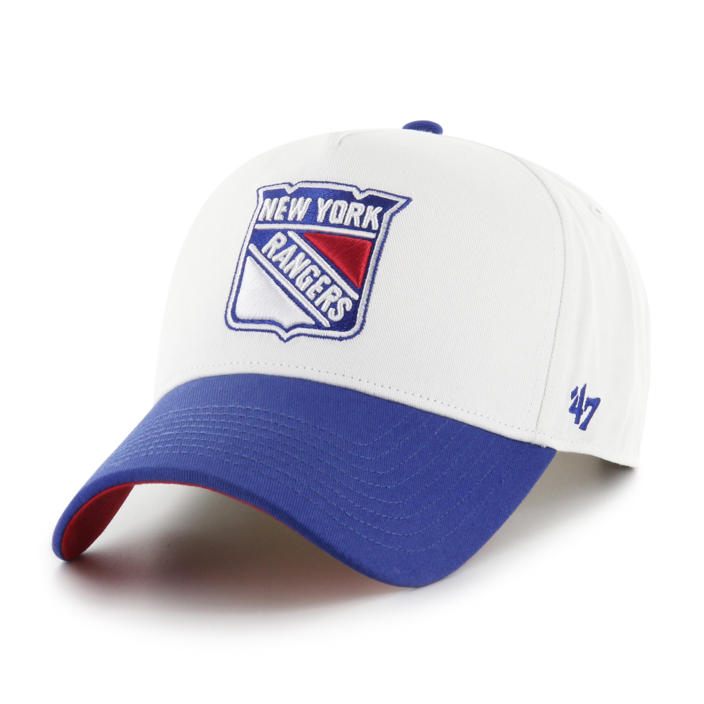 Casquette snapback Sure Shot MVP de la LNH 47 pour homme des Rangers de New York