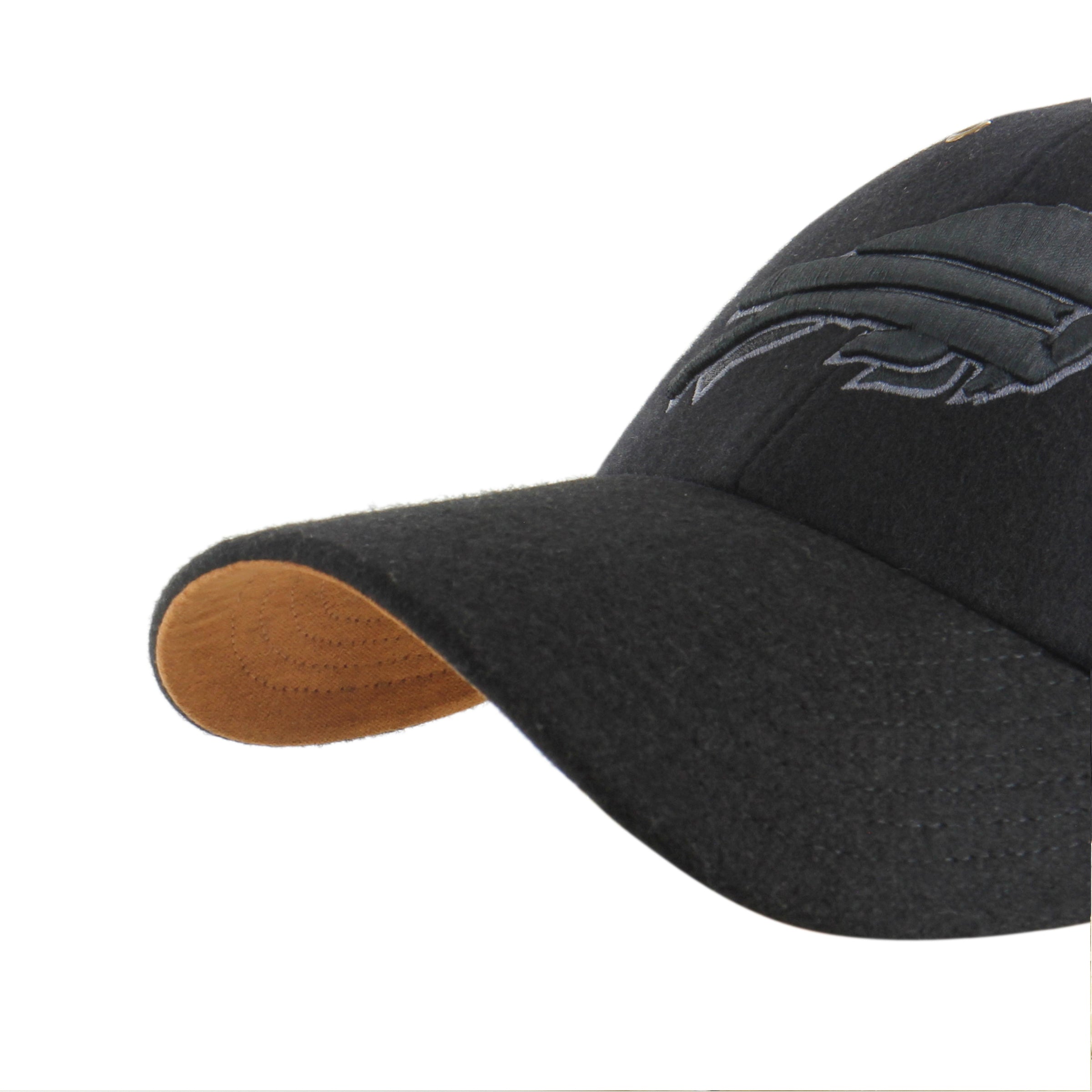 Casquette ajustable Buffalo Bills NFL 47 Brand pour homme, couleur noir ton sur ton, avec logo Peacoat Clean Up