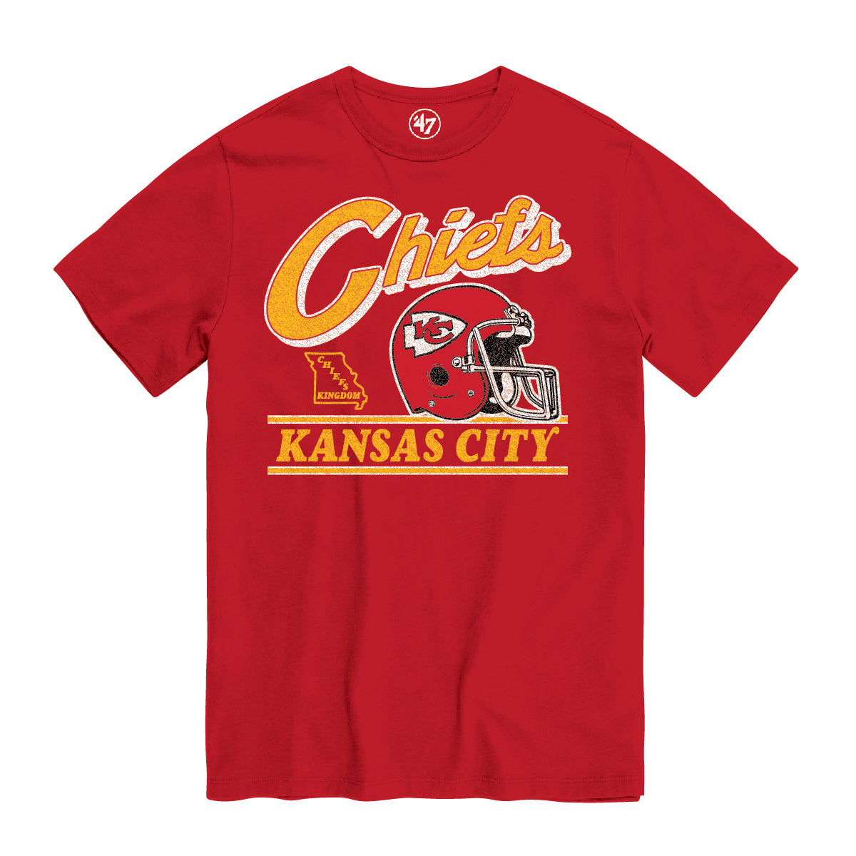 Kansas City Chiefs NFL 47 Brand Men's Red Fly By T-Shirt