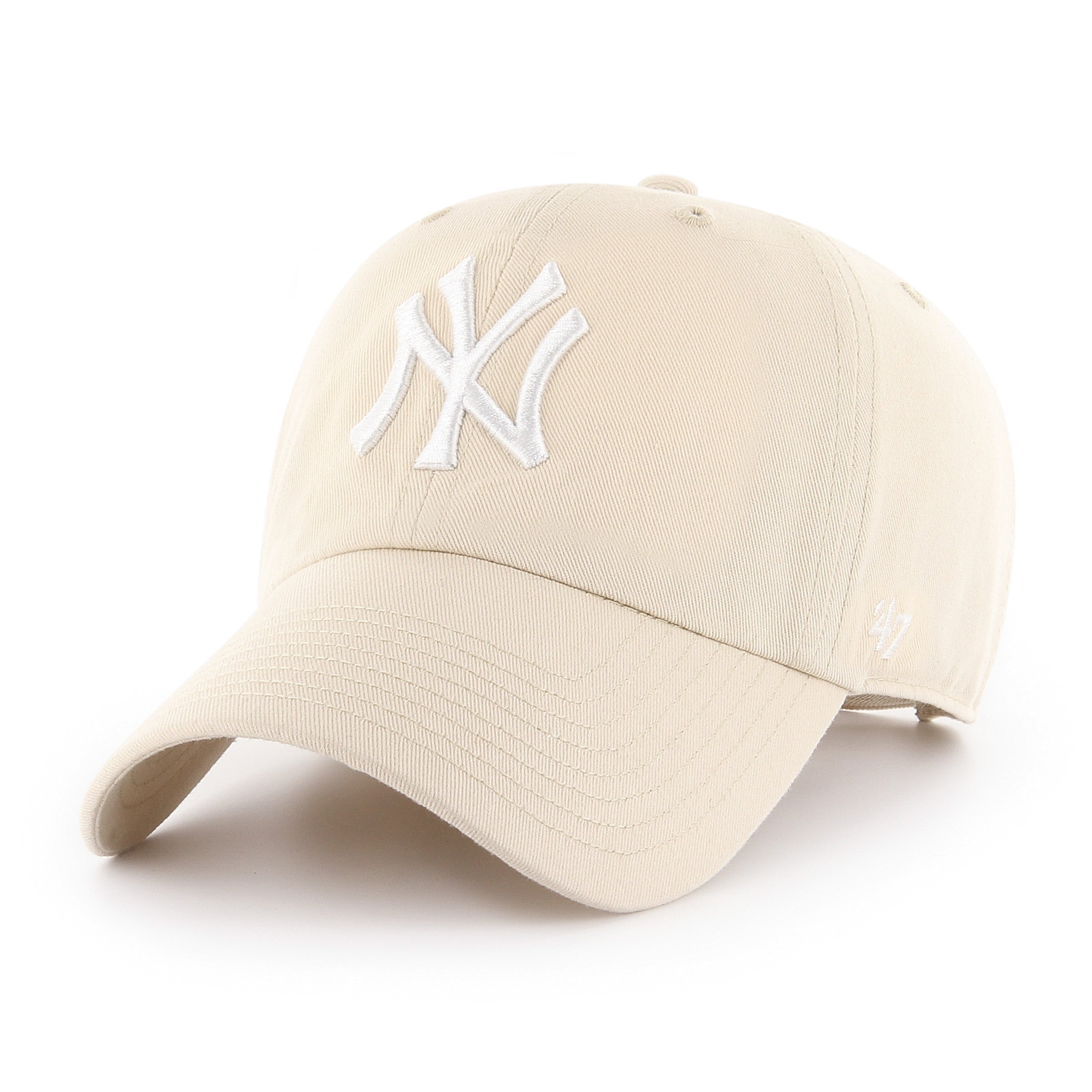 New York Yankees MLB 47 Brand Men's Natural Clean Up Adjustable Hat