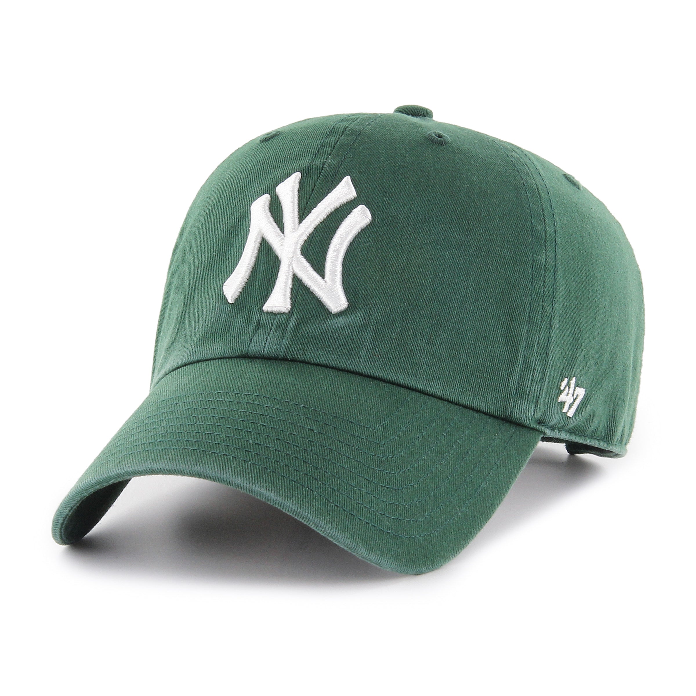 New York Yankees MLB 47 Brand Men's Dark Green Clean Up Adjustable Hat