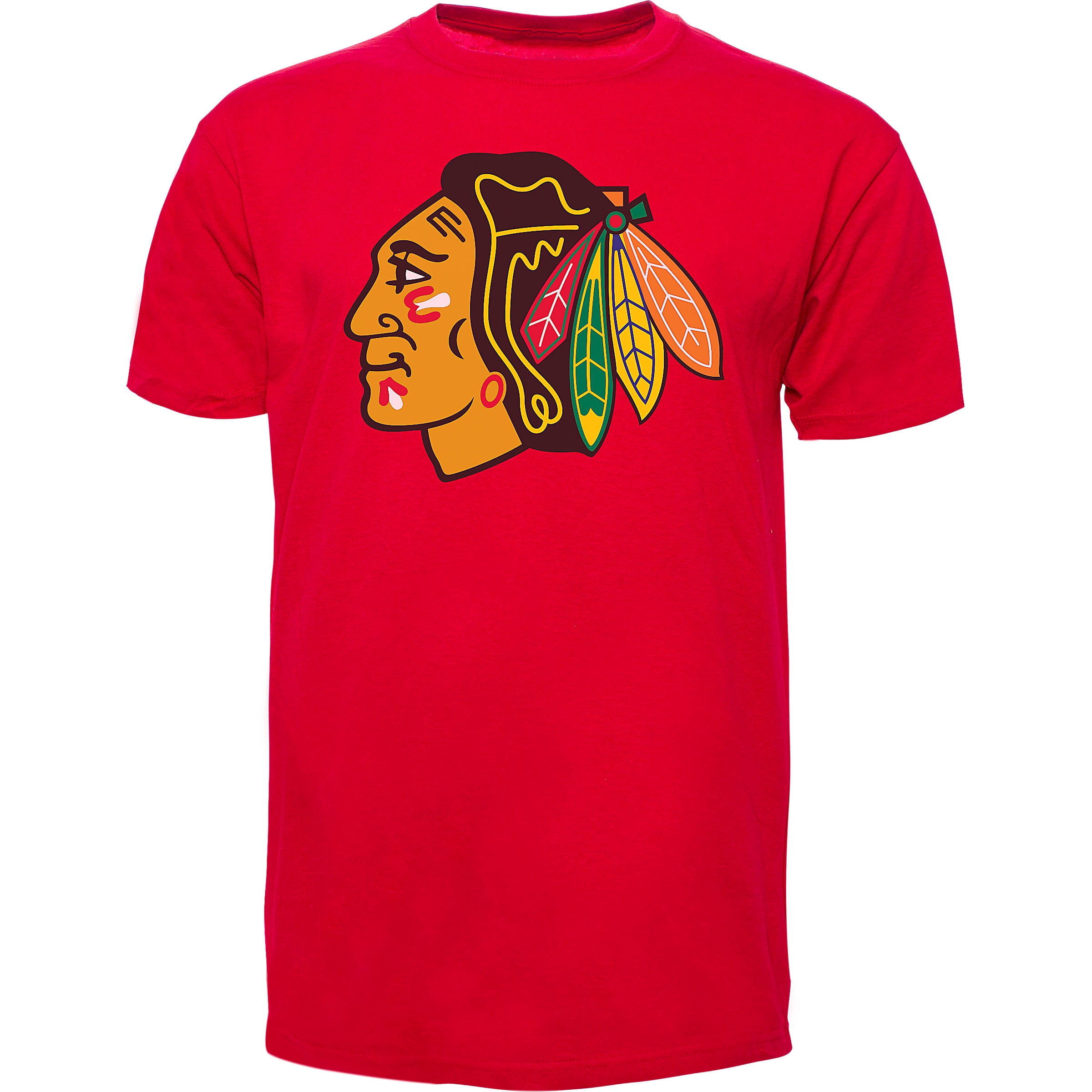 Chicago Blackhawks NHL 47 Brand Men's Red Imprint Fan T-Shirt