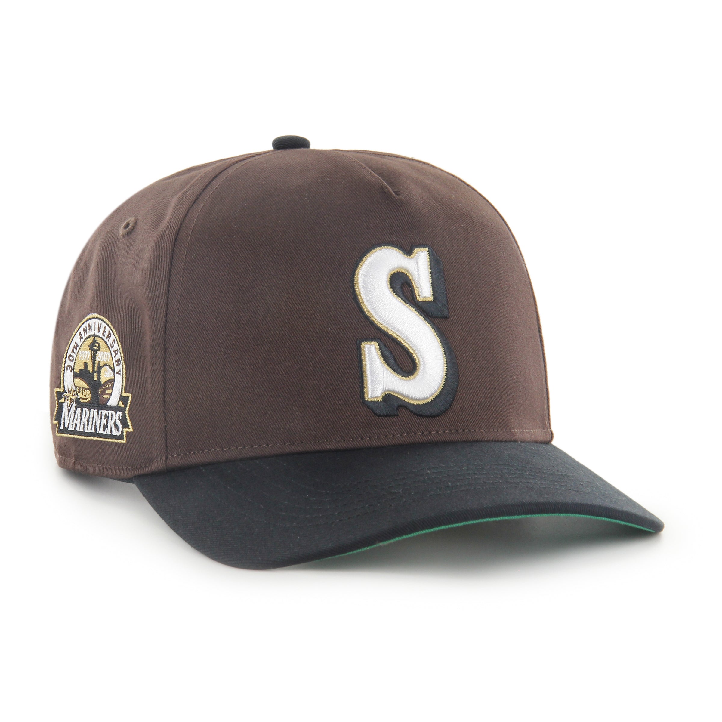 Seattle Mariners MLB 47 Brand Men's Dark Chocolate Sure Shot Hitch Snapback