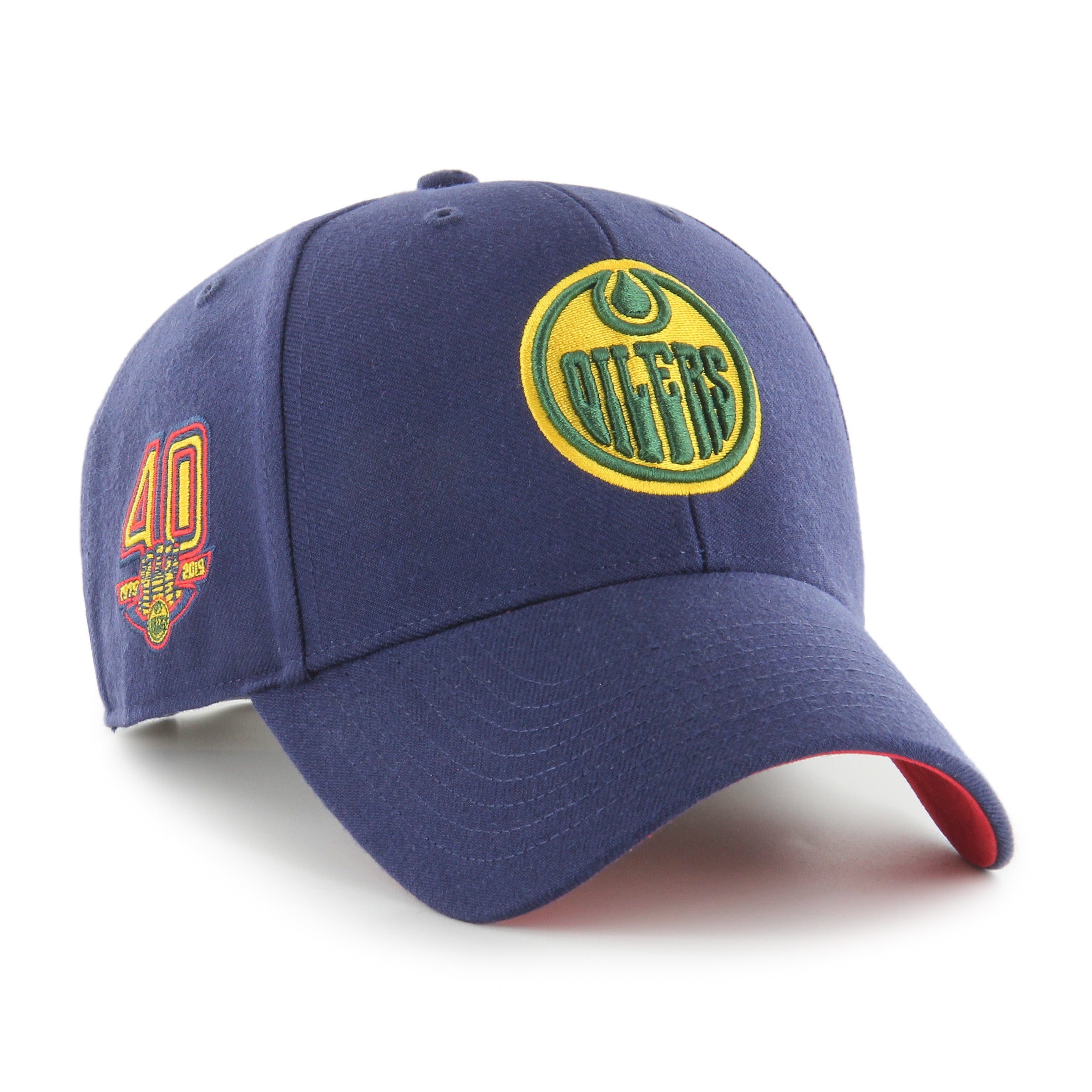 Edmonton Oilers NHL 47 Brand Men's Navy MVP Yacht Club Snapback