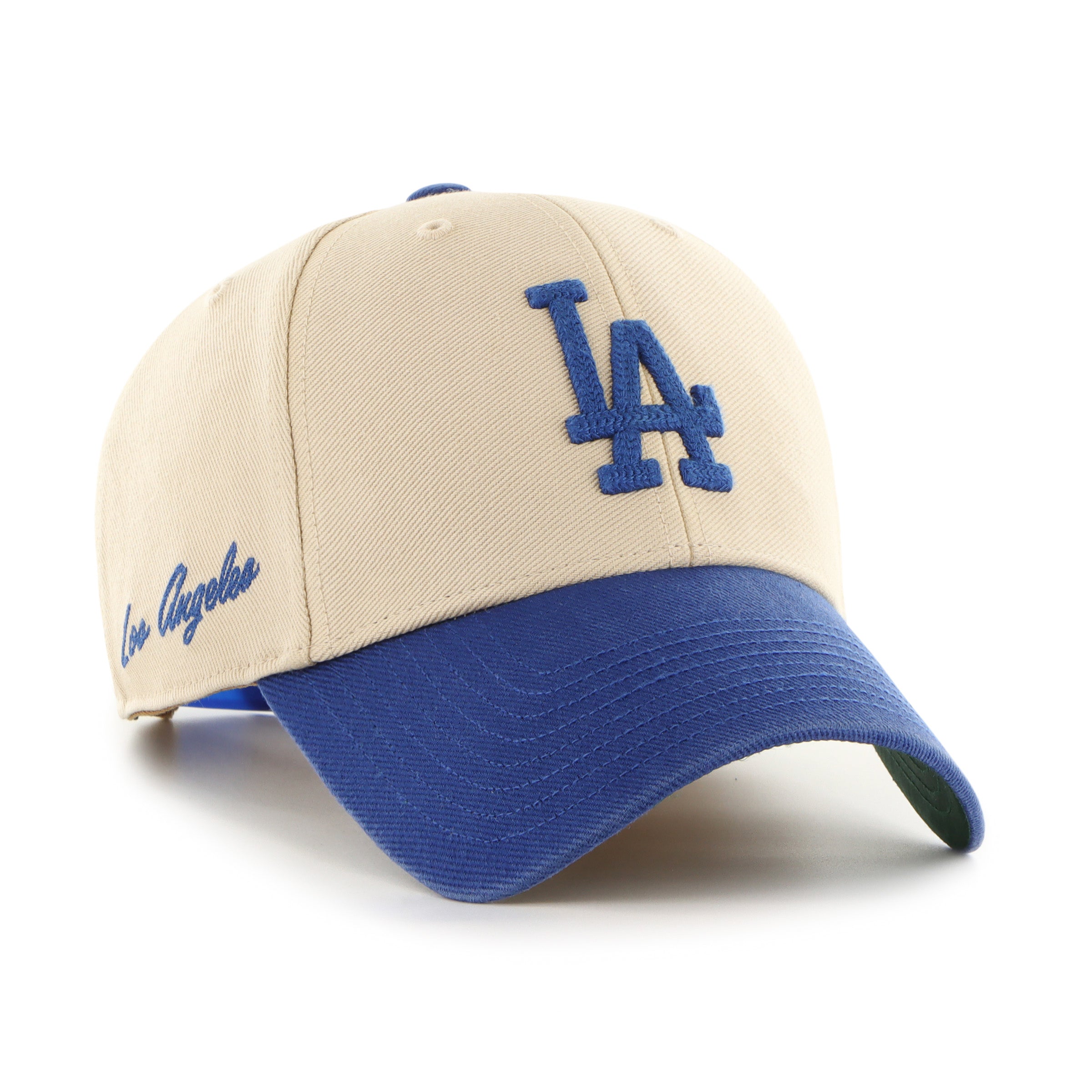 Los Angeles Dodgers MLB 47 Brand Men's Beige MVP Cooperstown Fairfield Snapback