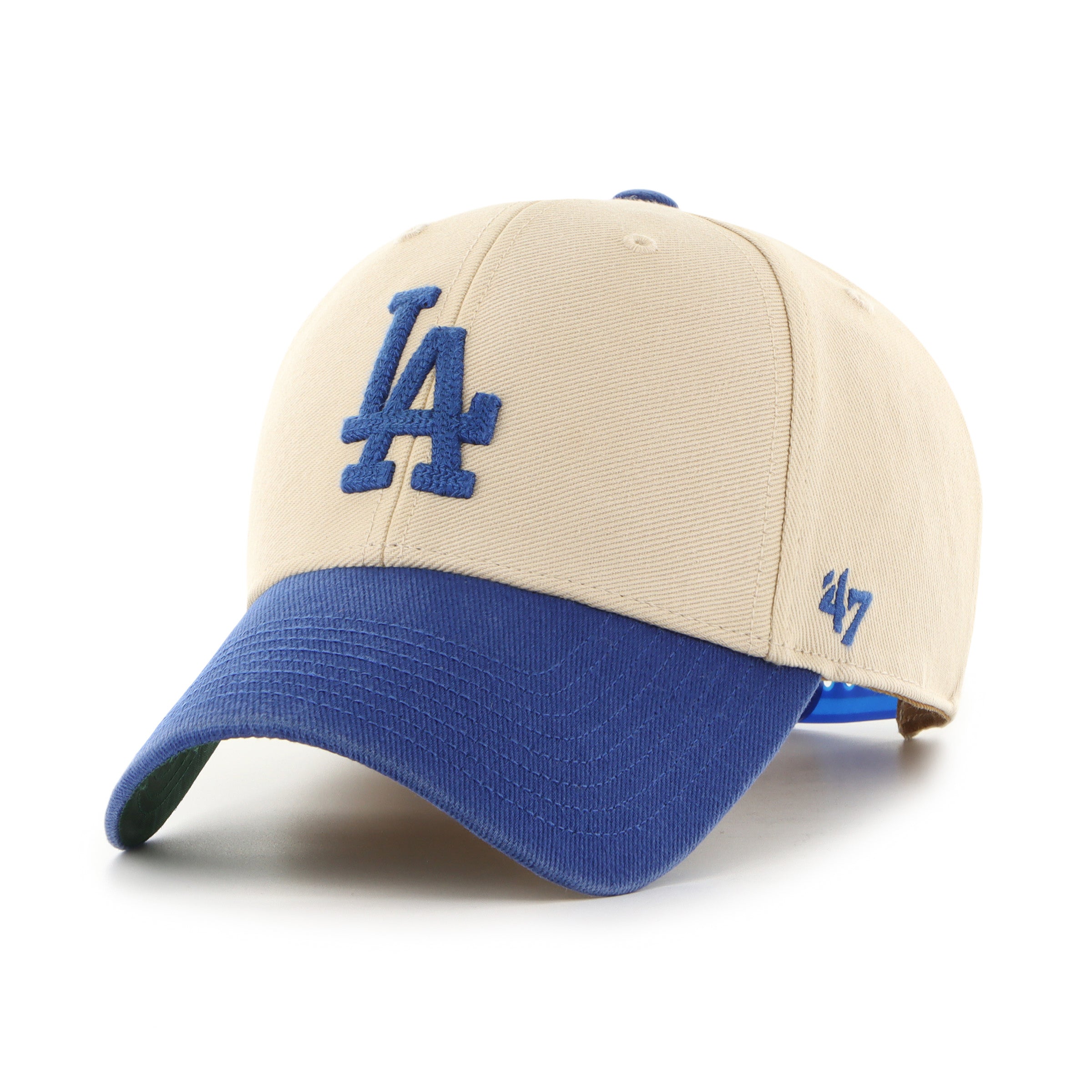 Casquette snapback beige MVP Cooperstown Fairfield des Dodgers de Los Angeles pour homme de la marque MLB 47