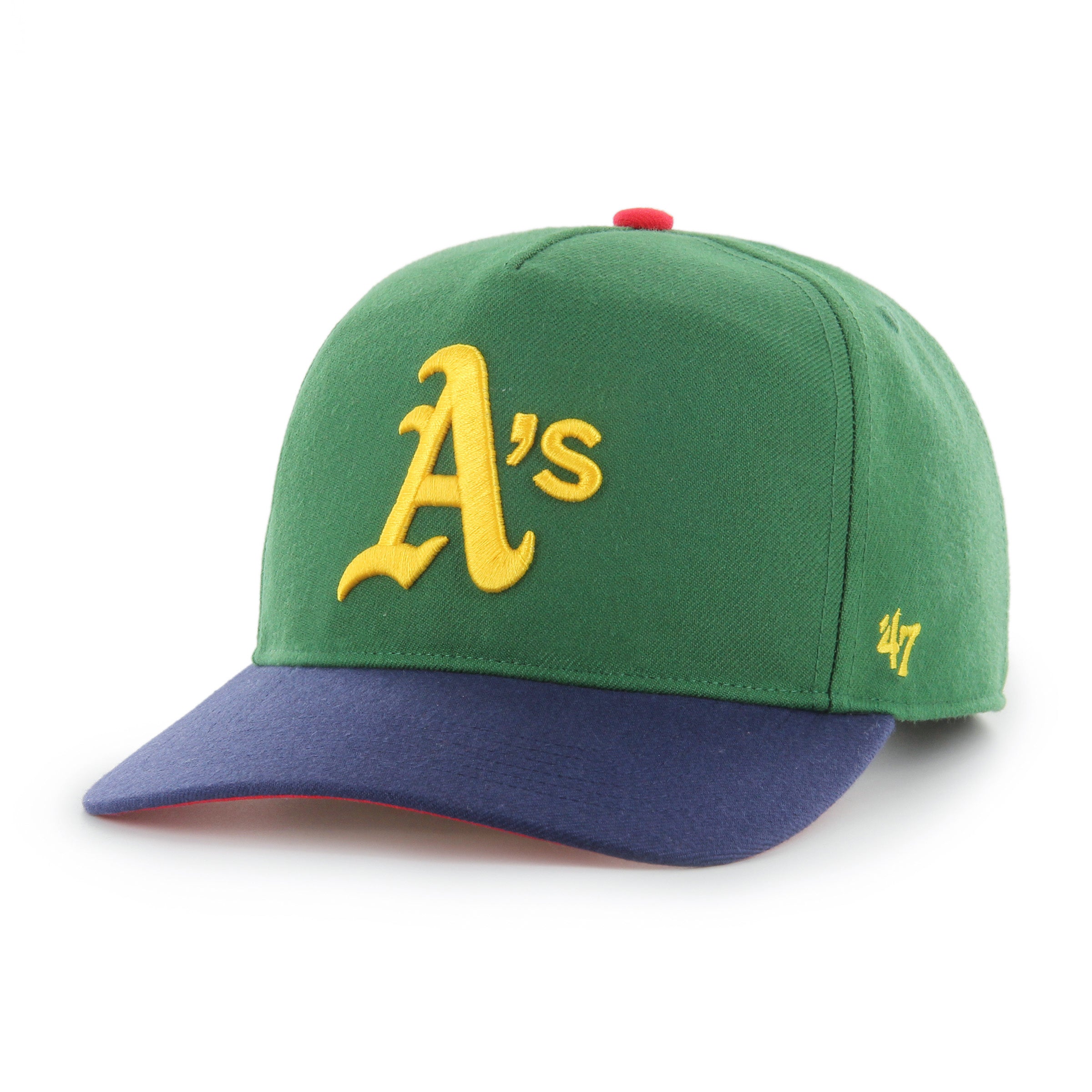 Oakland Athletics MLB 47 Brand Men's Green Yacht Club Hitch Snapback