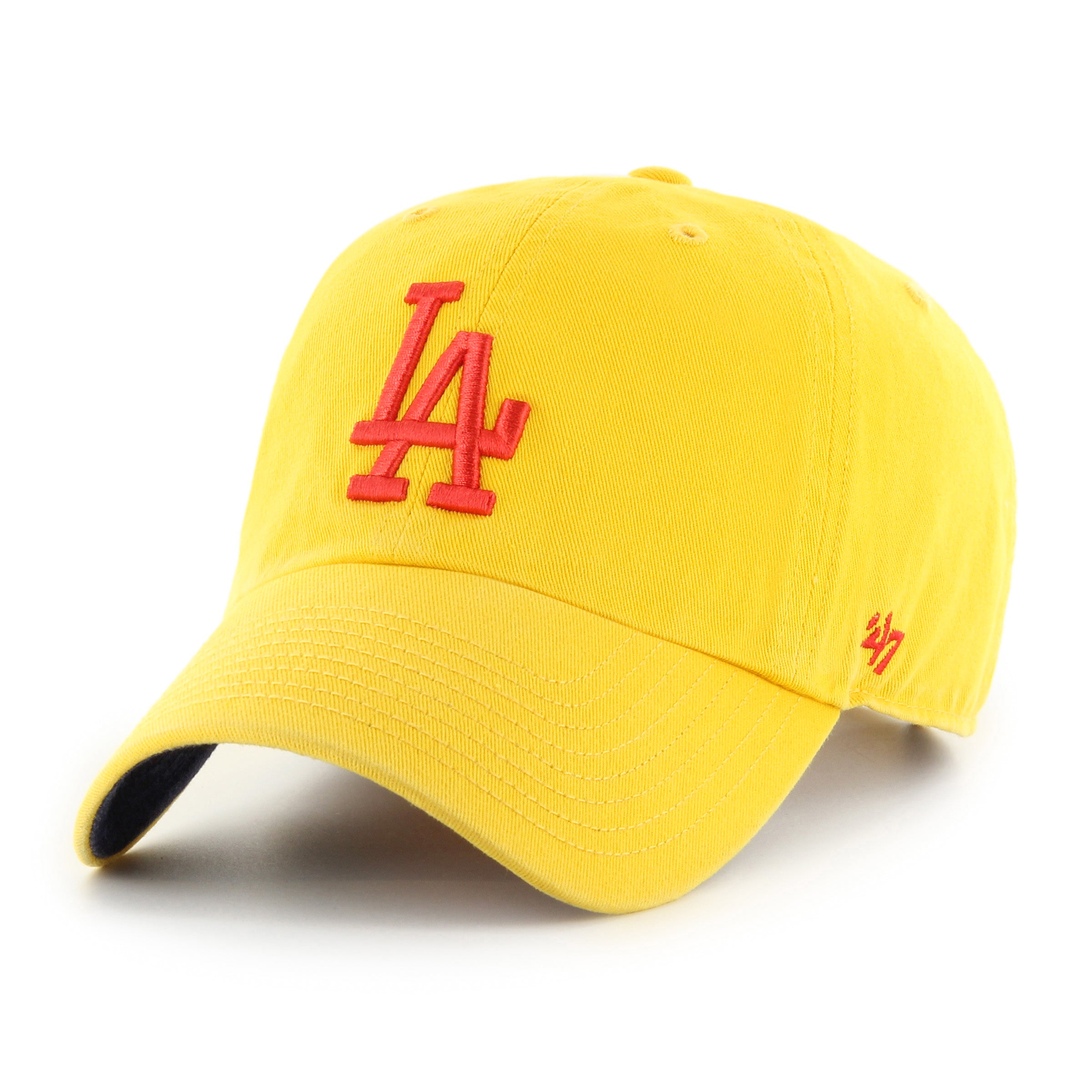 Los Angeles Dodgers MLB 47 Brand Men's Yellow Yacht Club Clean Up Adjustable Hat