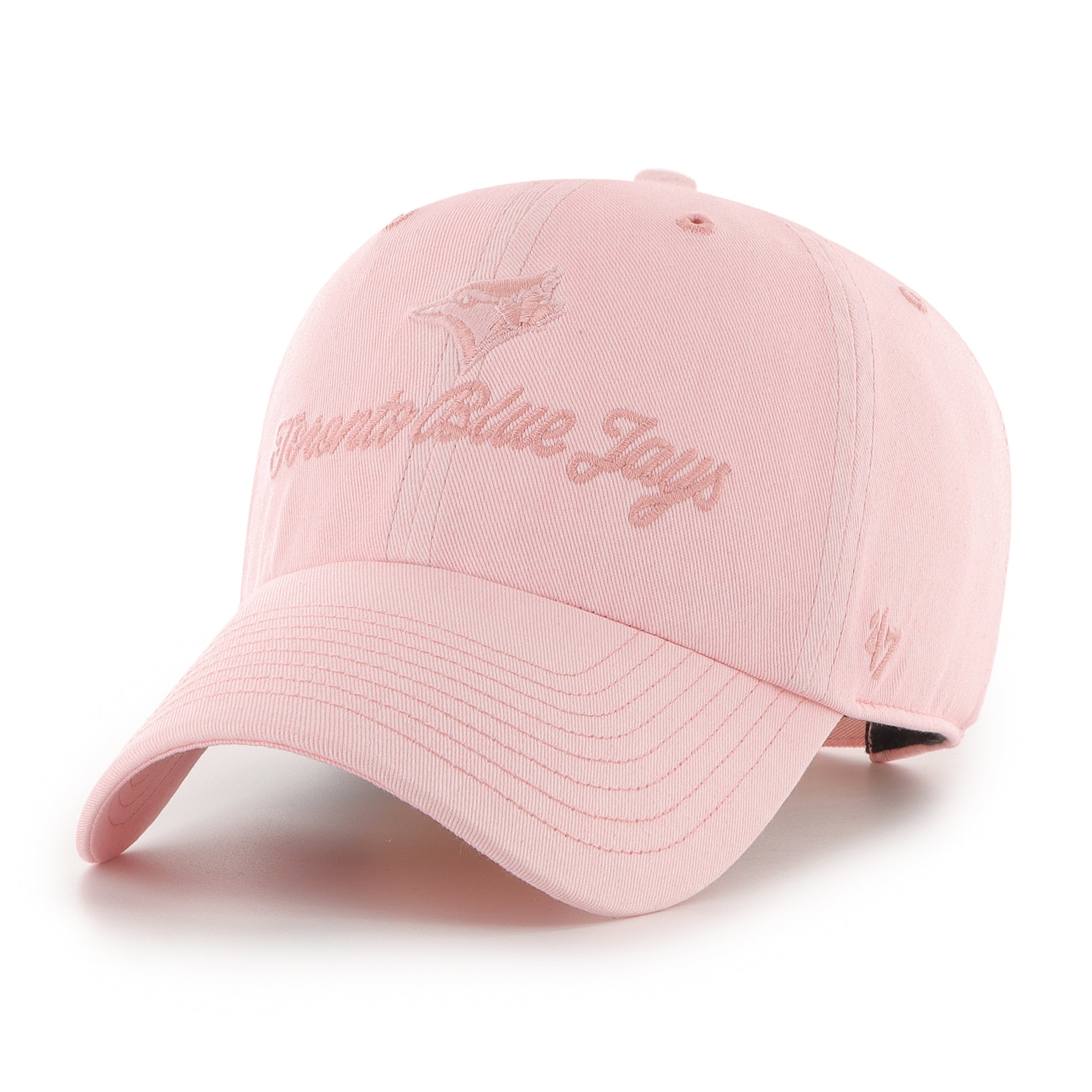 Toronto Blue Jays MLB 47 Brand Women's Pink Tango Haze Clean Up Adjustable Hat