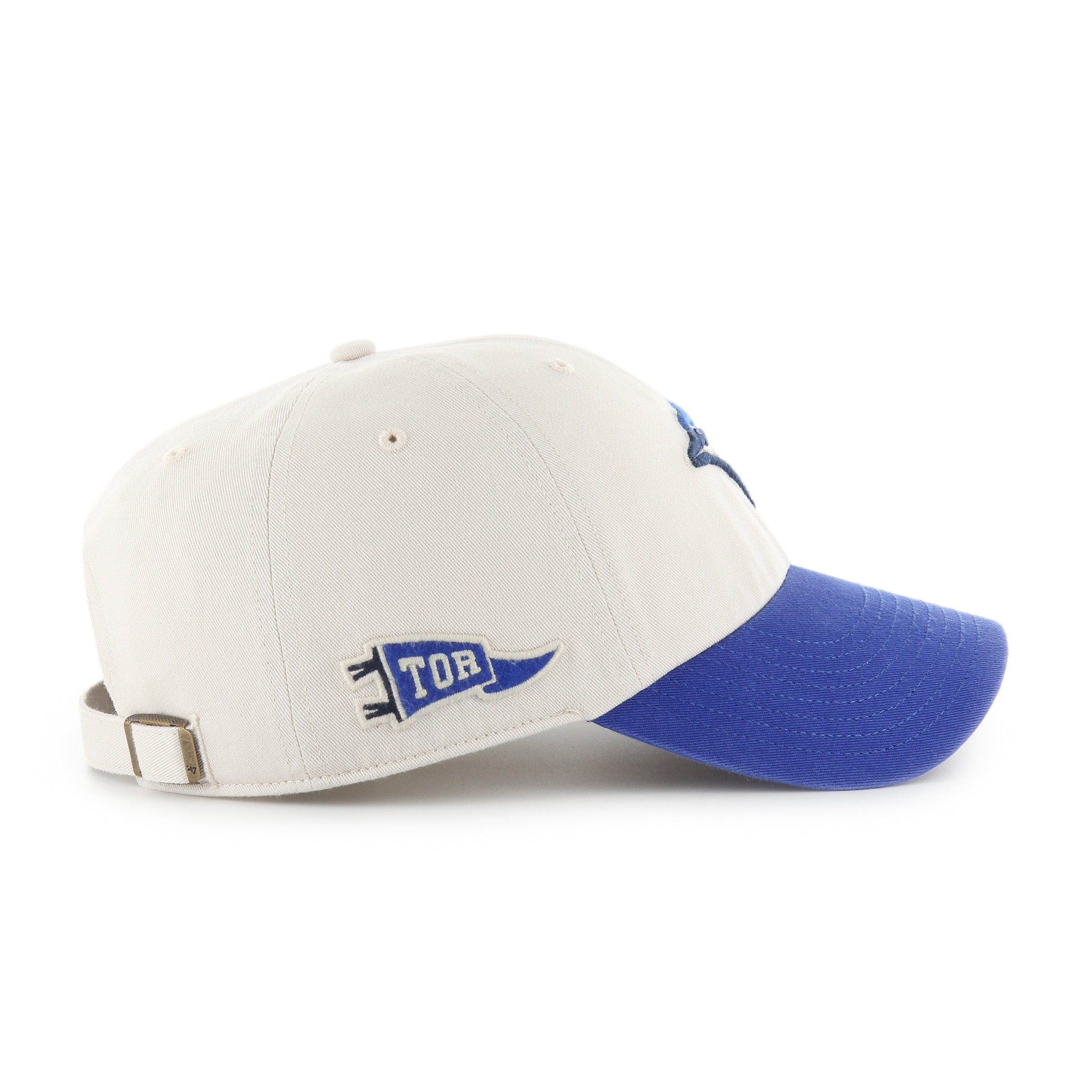 Toronto Blue Jays MLB 47 Brand Men's Beige Clean Up Grand Stand Adjustable Hat